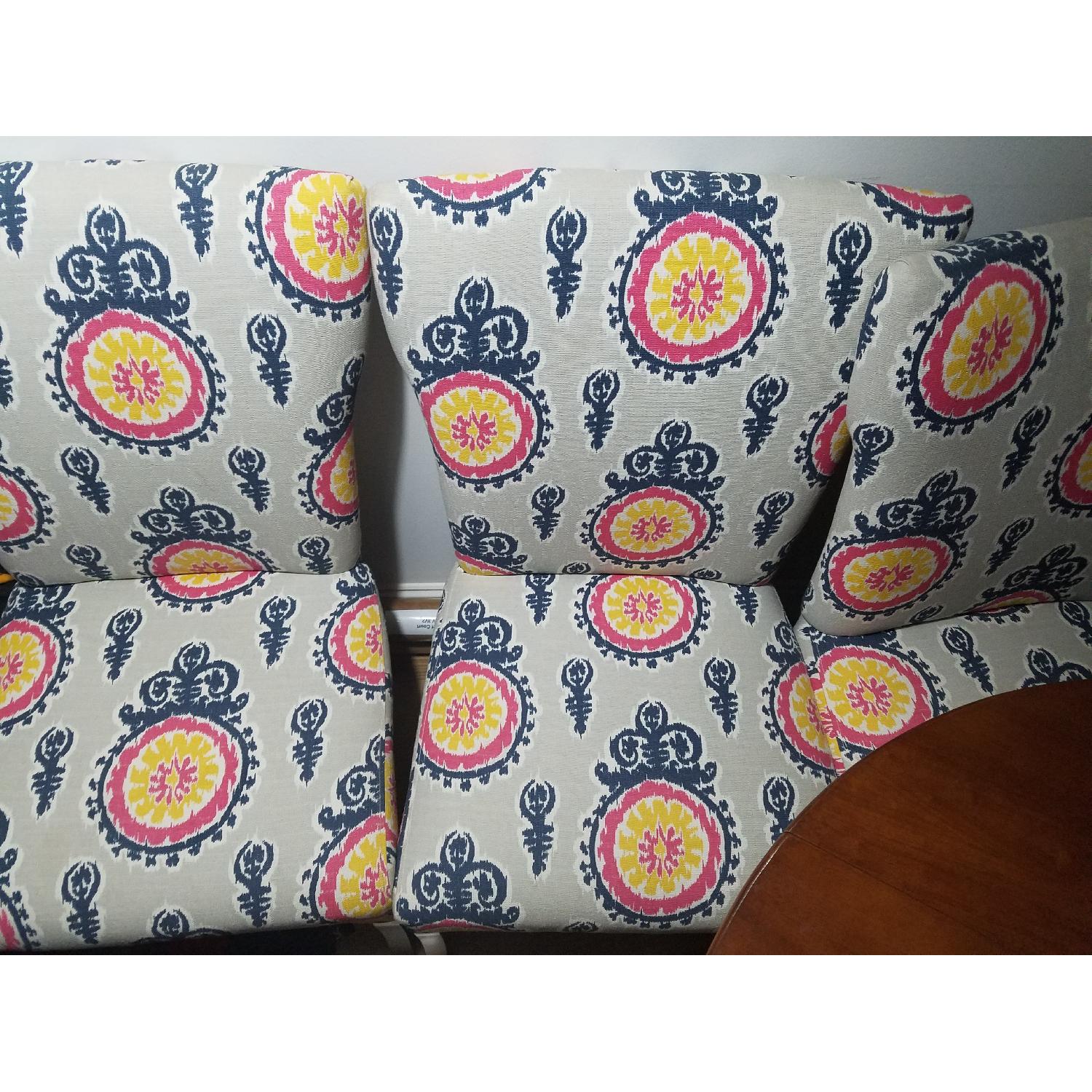 Calandra Cotton/Cloth Wingback Dining Chairs - image-2