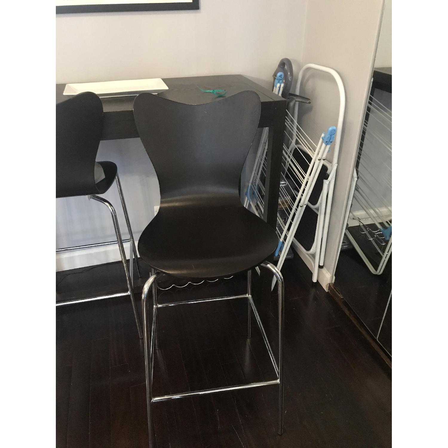 West Elm High Top Table w/ 2 Stools - image-3