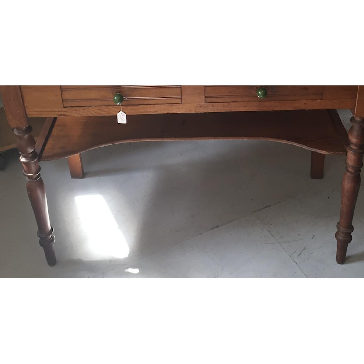 Antique Marble Kitchen Table - image-3
