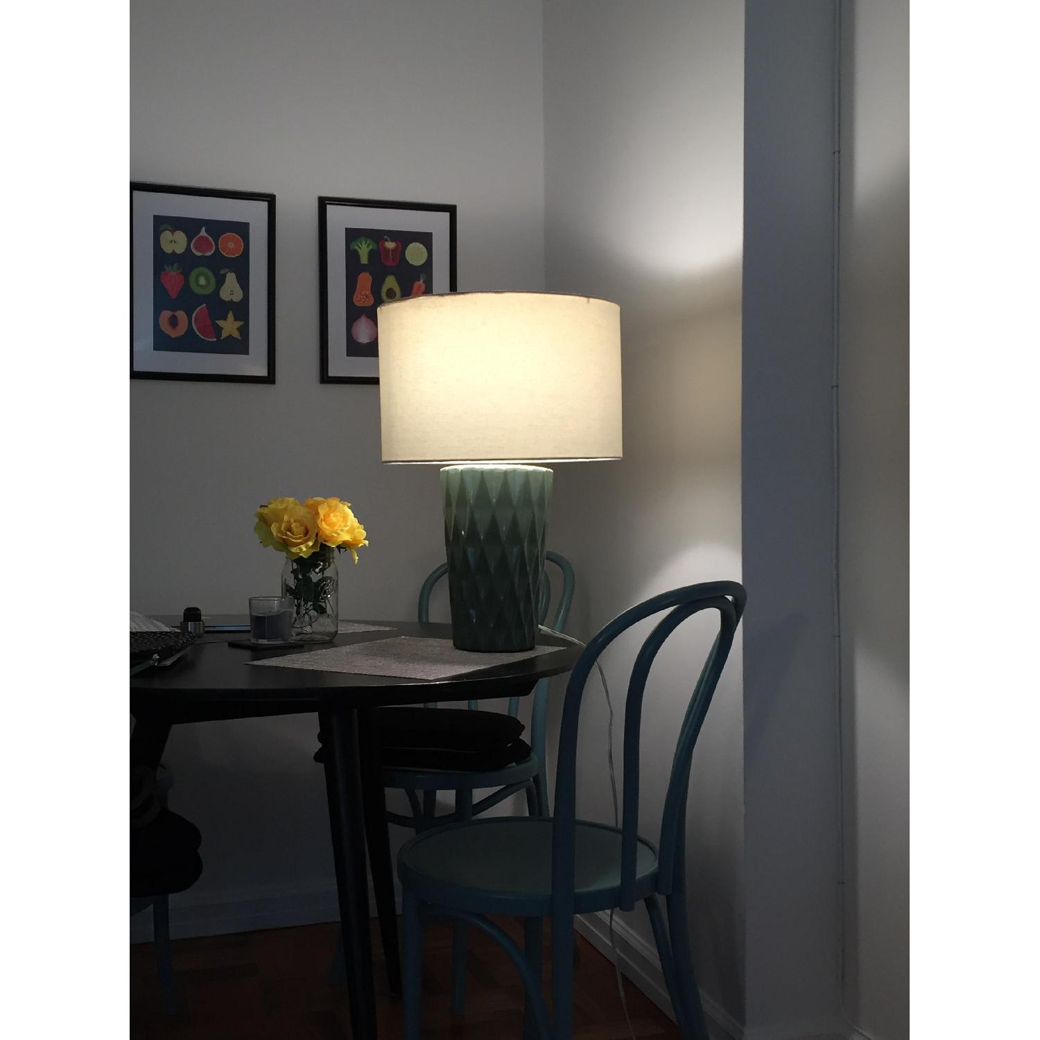 Crate & Barrel Ceramic Table Lamp - image-1