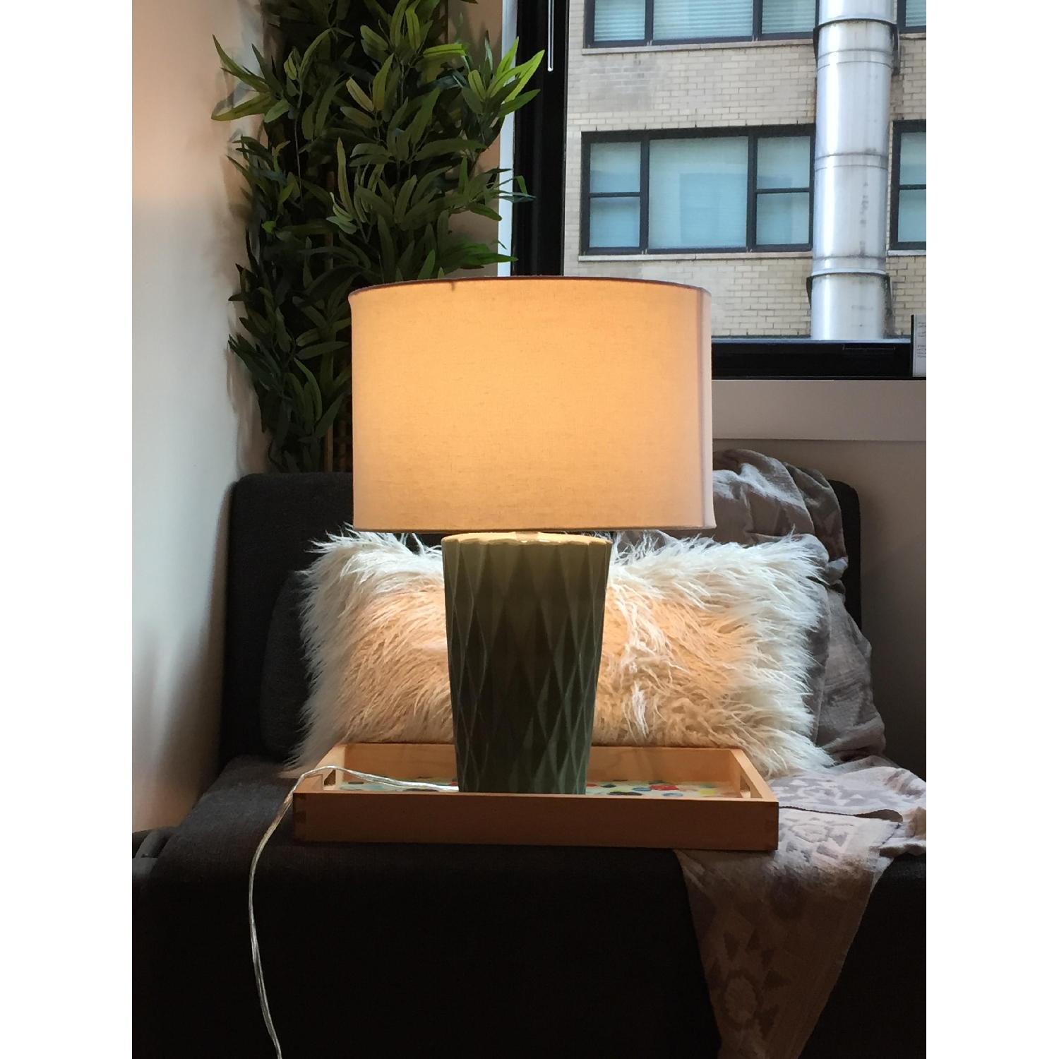 Crate & Barrel Ceramic Table Lamp - image-3