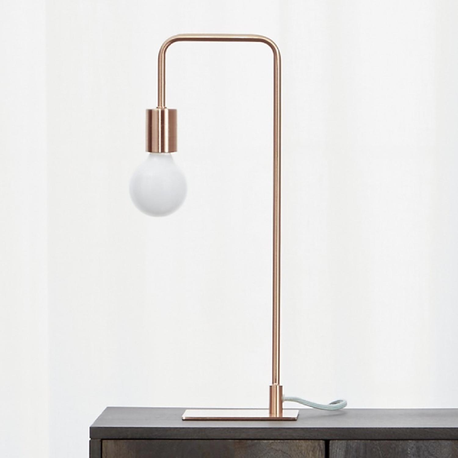 CB2 Arc Copper Lamps - image-2