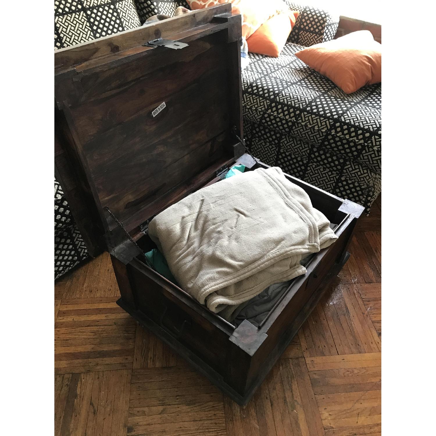 Z Gallerie Solid Wood Chest/Coffee Table - image-2