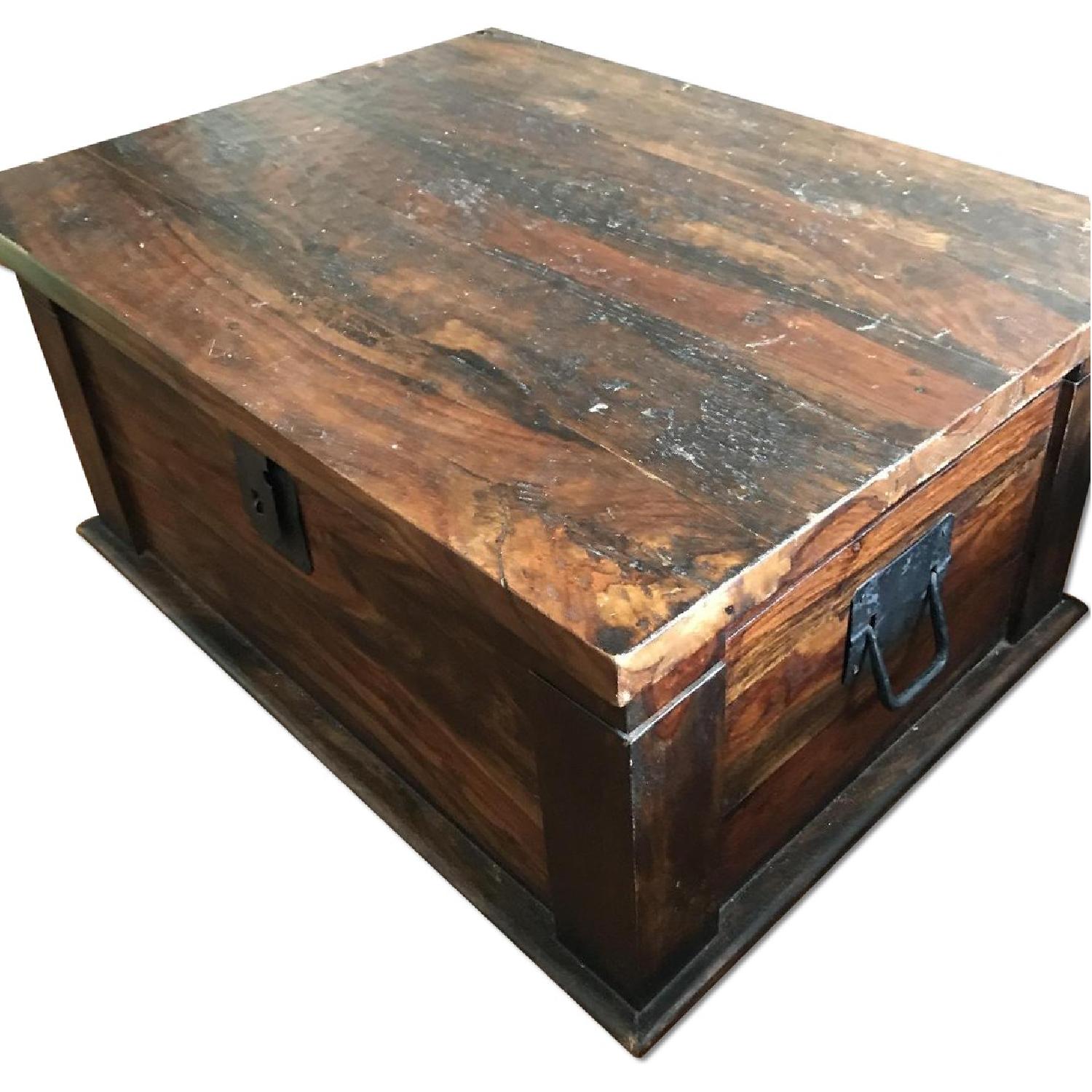 Z Gallerie Solid Wood Chest/Coffee Table - AptDeco