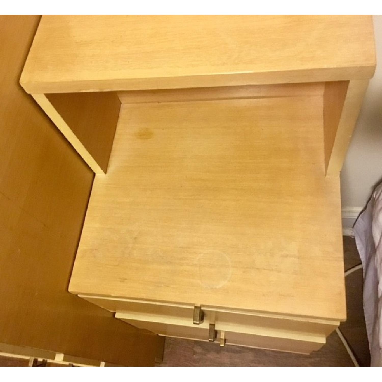 Johnson-Carper Fashion Trend Mid-Century Dresser + 2 Bed Tables in Blonde Wood Finish - image-1