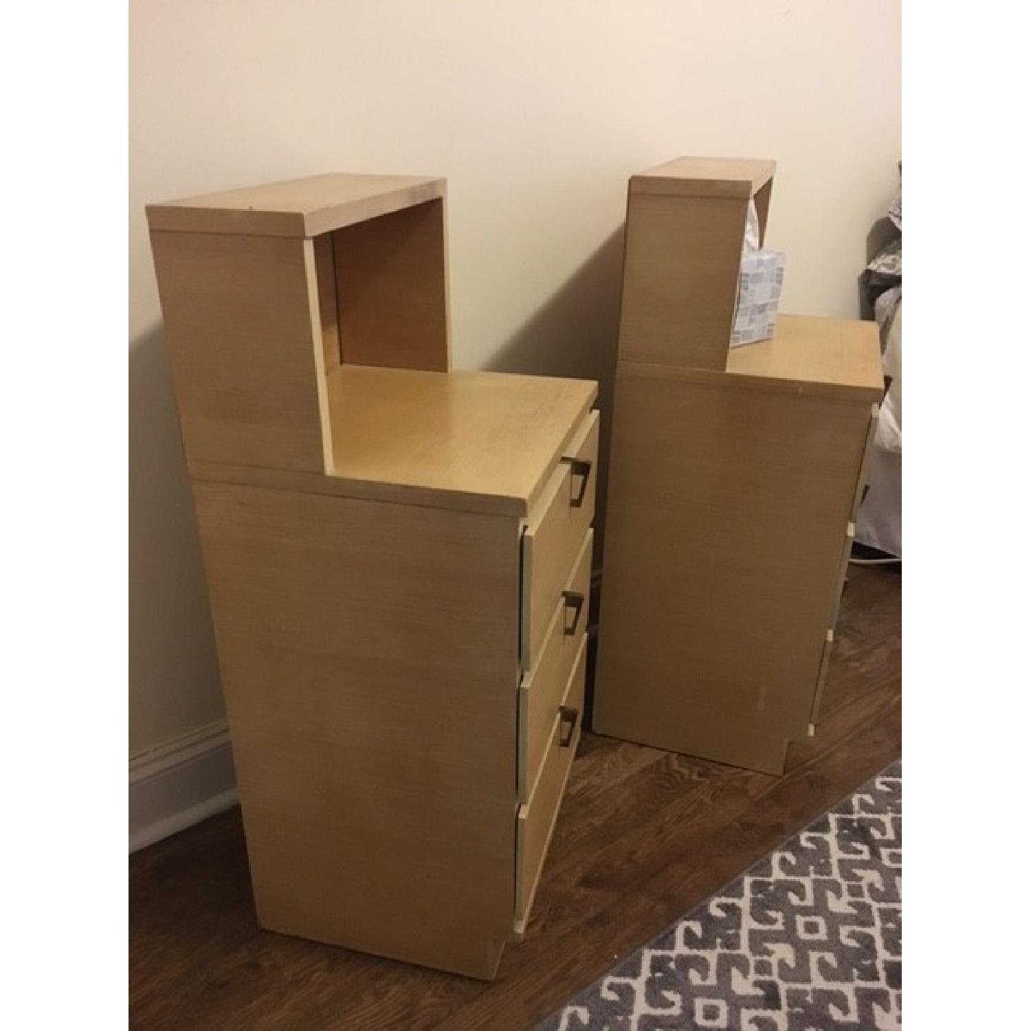 Johnson-Carper Fashion Trend Mid-Century Dresser + 2 Bed Tables in Blonde Wood Finish - image-3