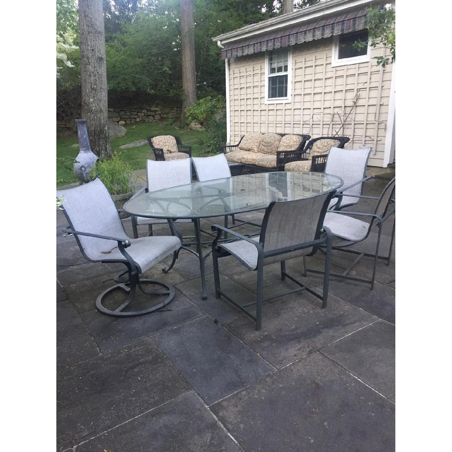 Brown Jordan 8 Piece Patio Dining Set - image-0