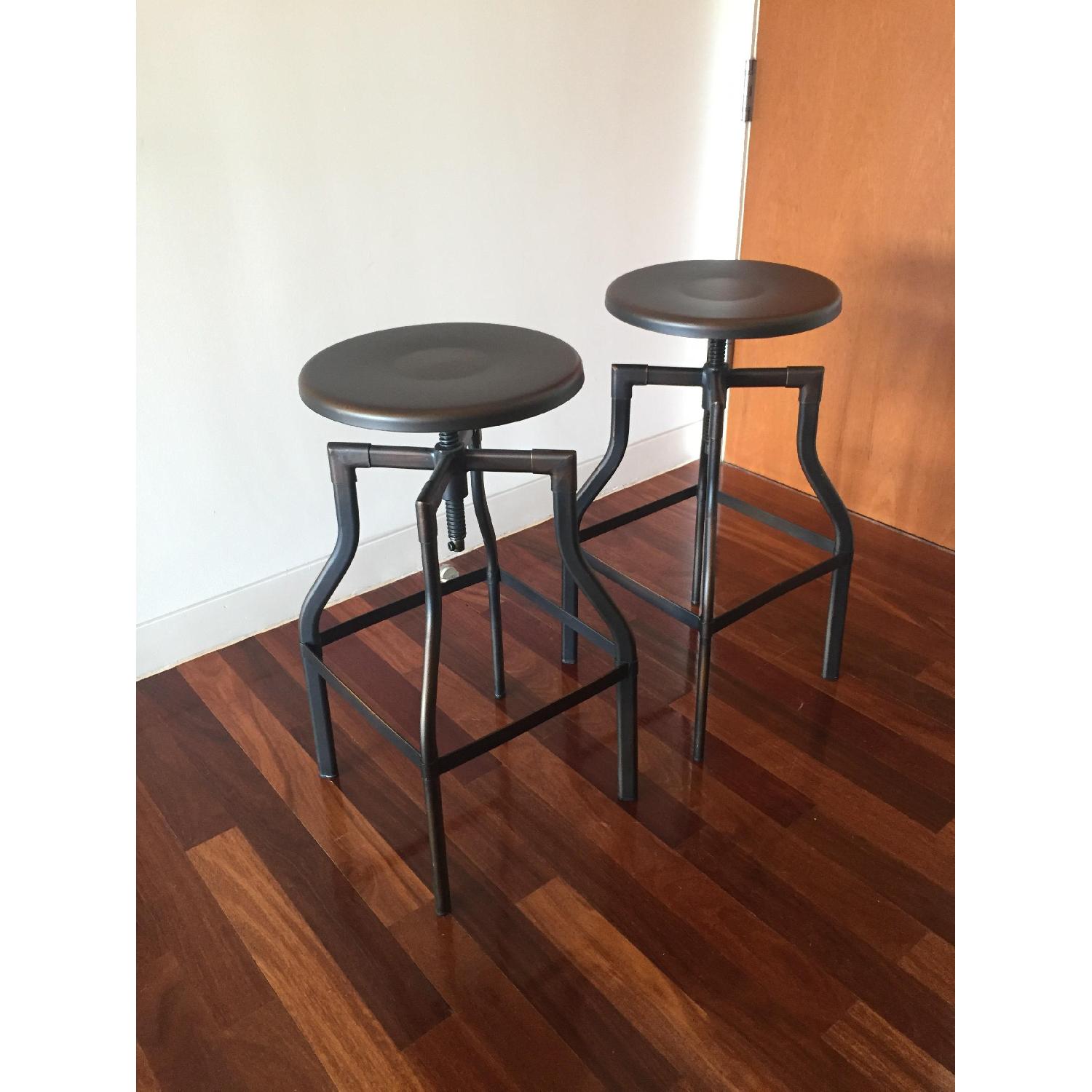One King's Lane Copper Milo Barstools - image-1