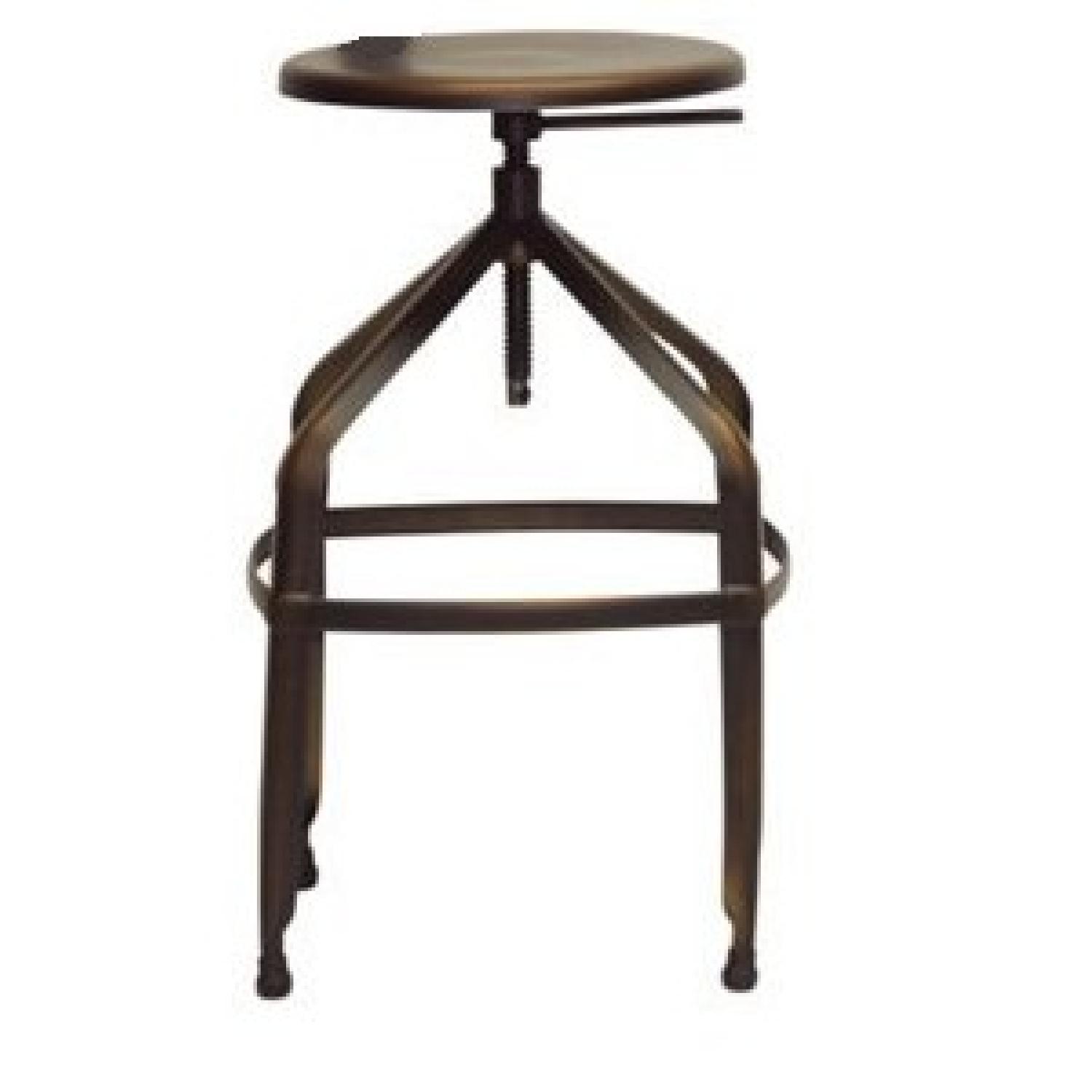 One King's Lane Copper Milo Barstools - image-0
