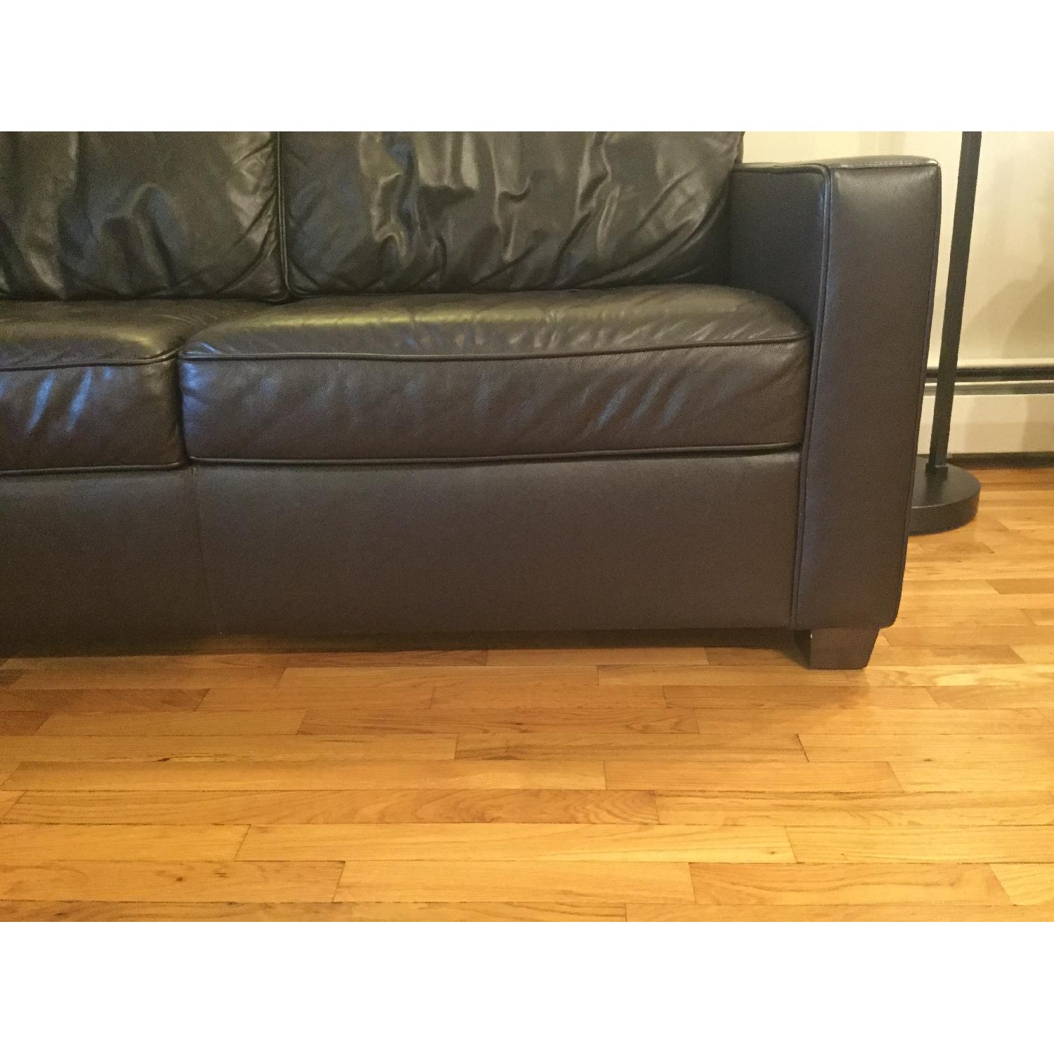West Elm Henry Leather 3-Piece Sectional - image-15