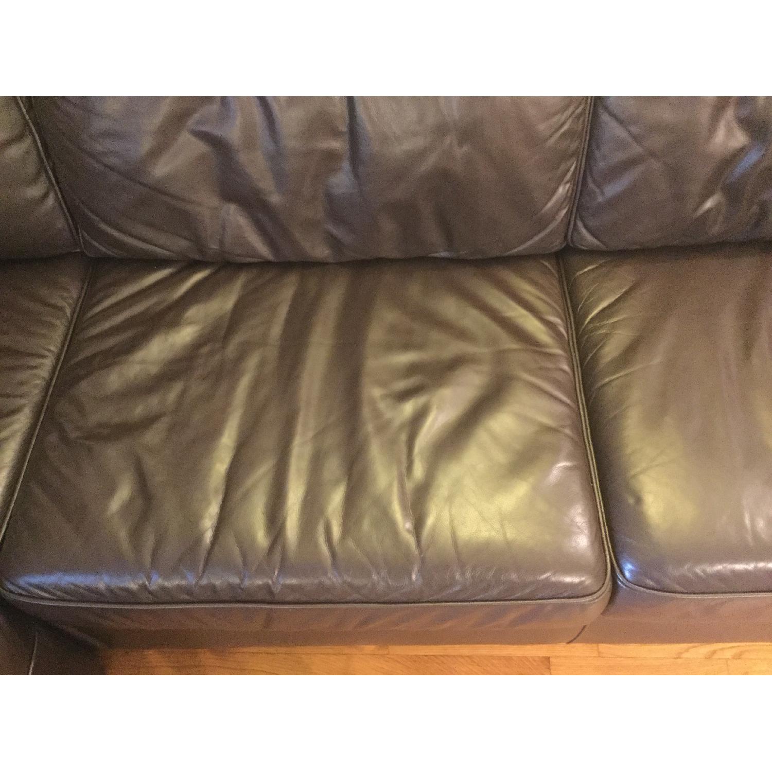West Elm Henry Leather 3-Piece Sectional - image-19