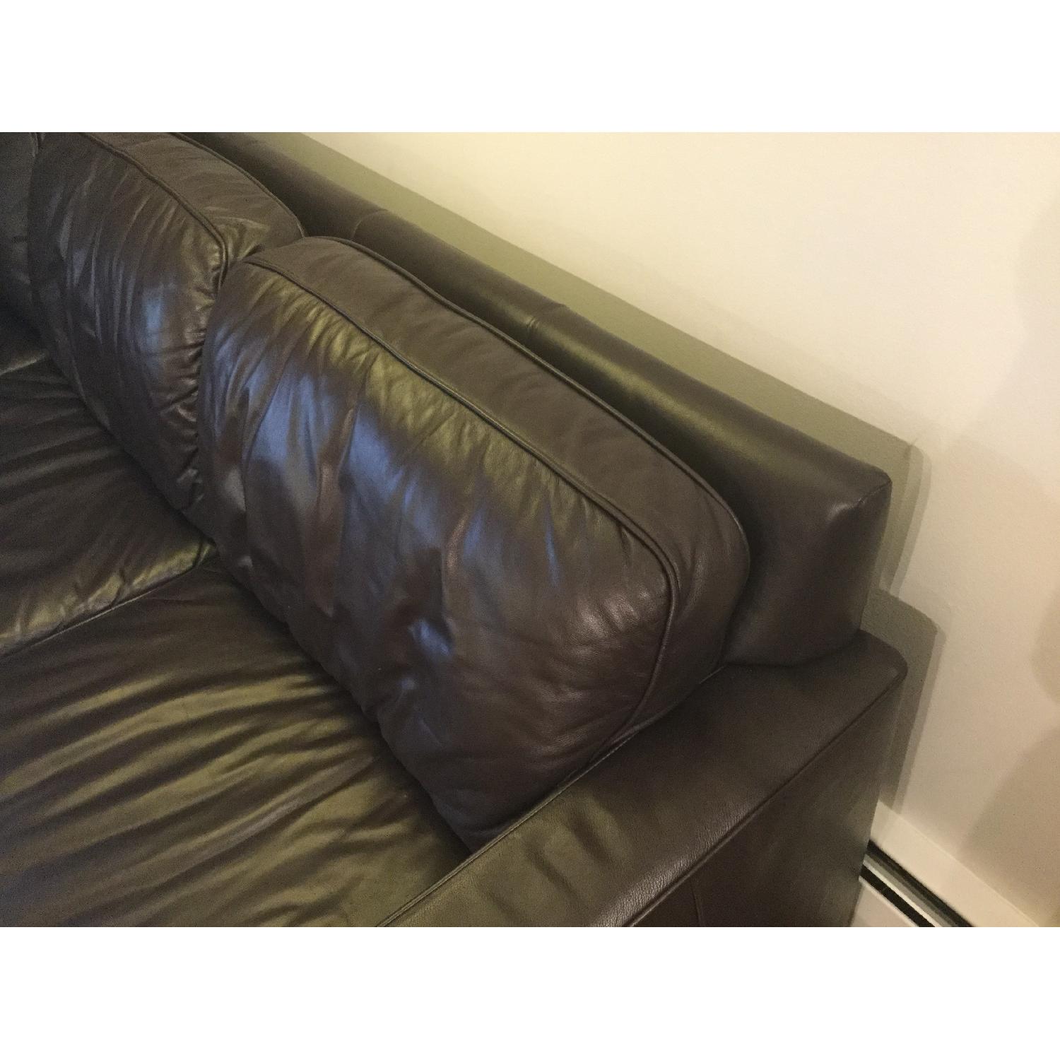 West Elm Henry Leather 3-Piece Sectional - image-20