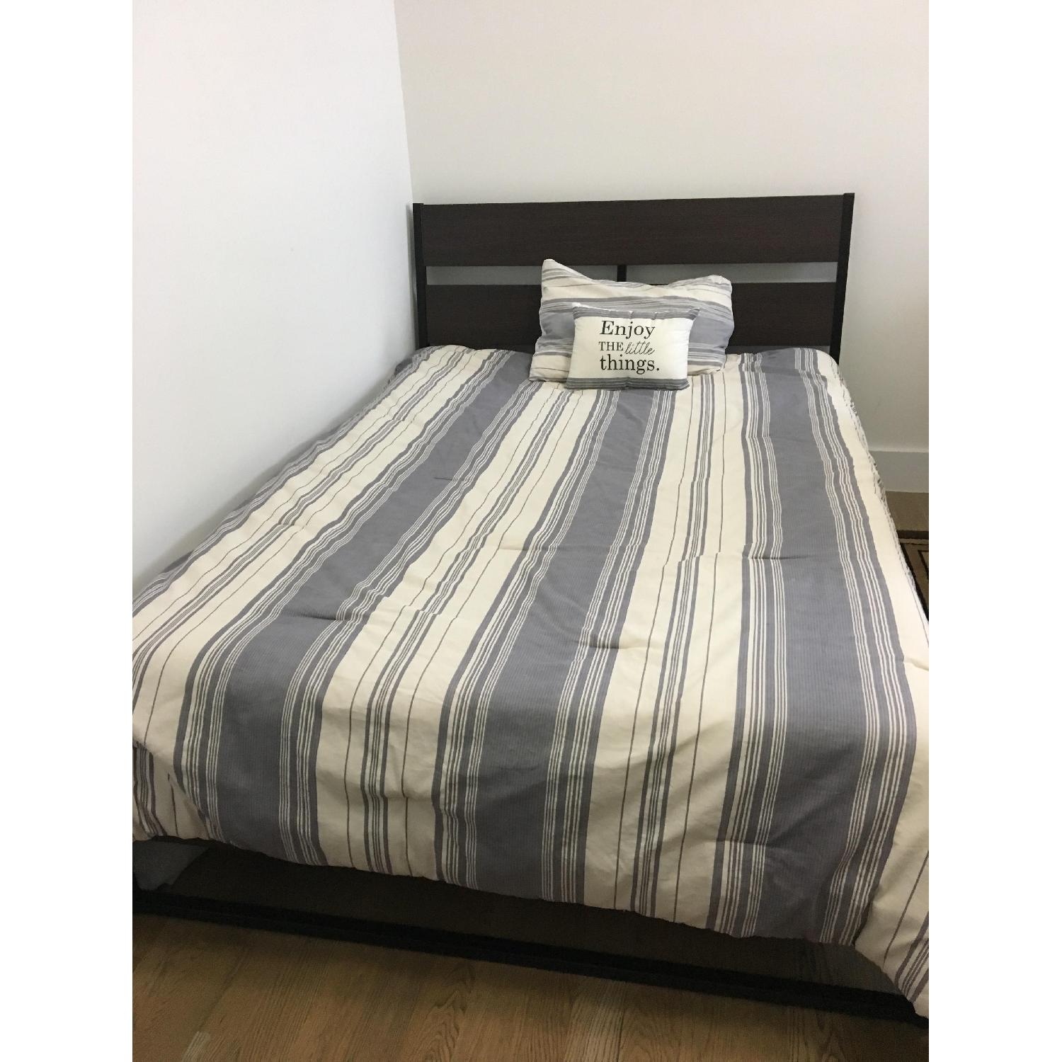 Ikea Trysil Full Size Bed Frame w/ Headboard - AptDeco