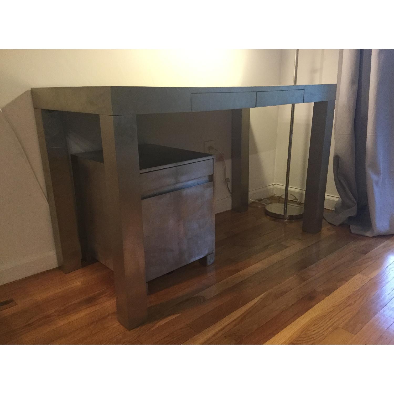 West Elm Parsons Metal Wrapped Desk - image-20