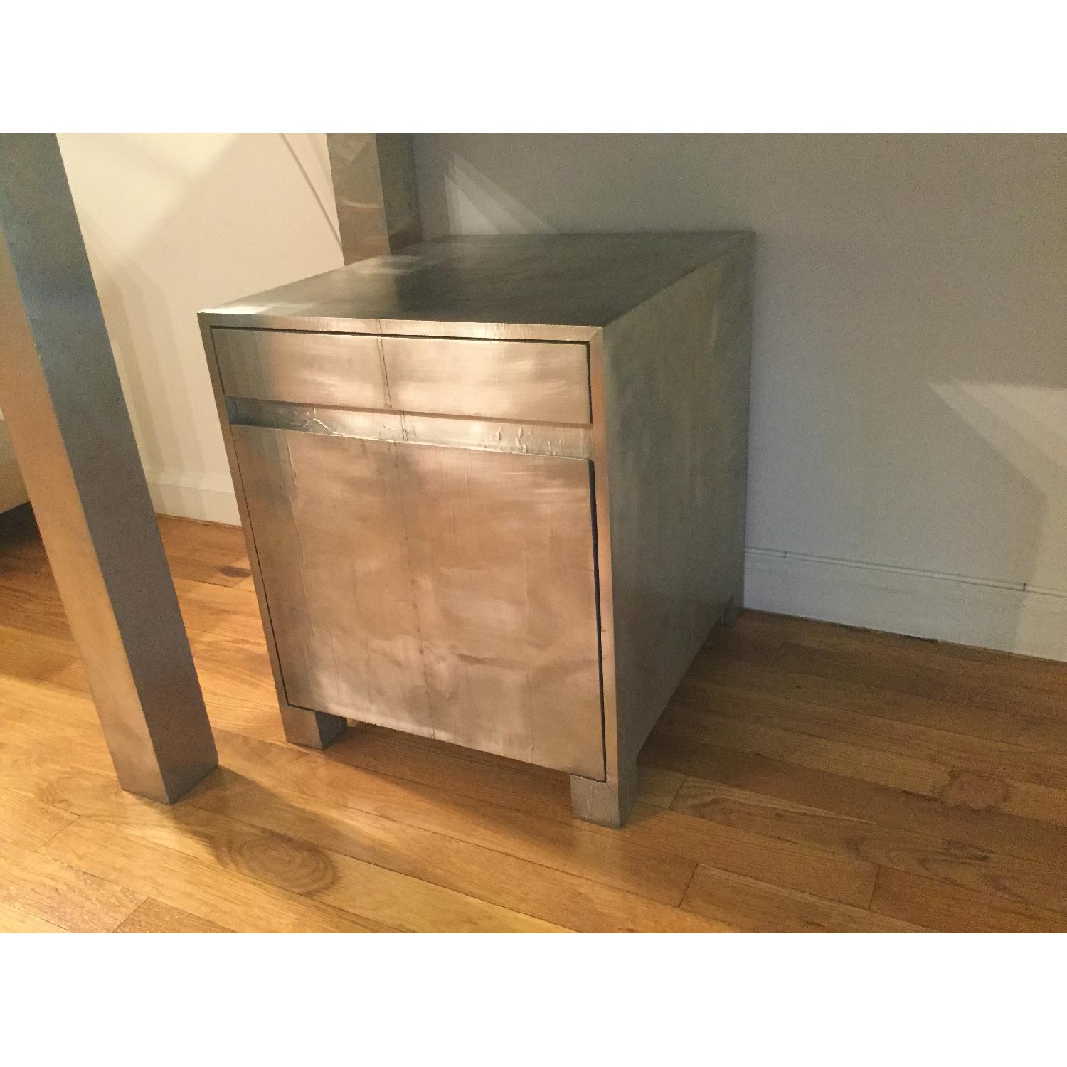 West Elm Parsons Metal Wrapped Desk - image-21
