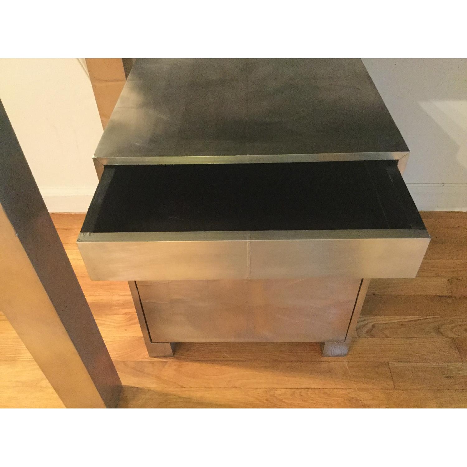 West Elm Parsons Metal Wrapped Desk - image-23