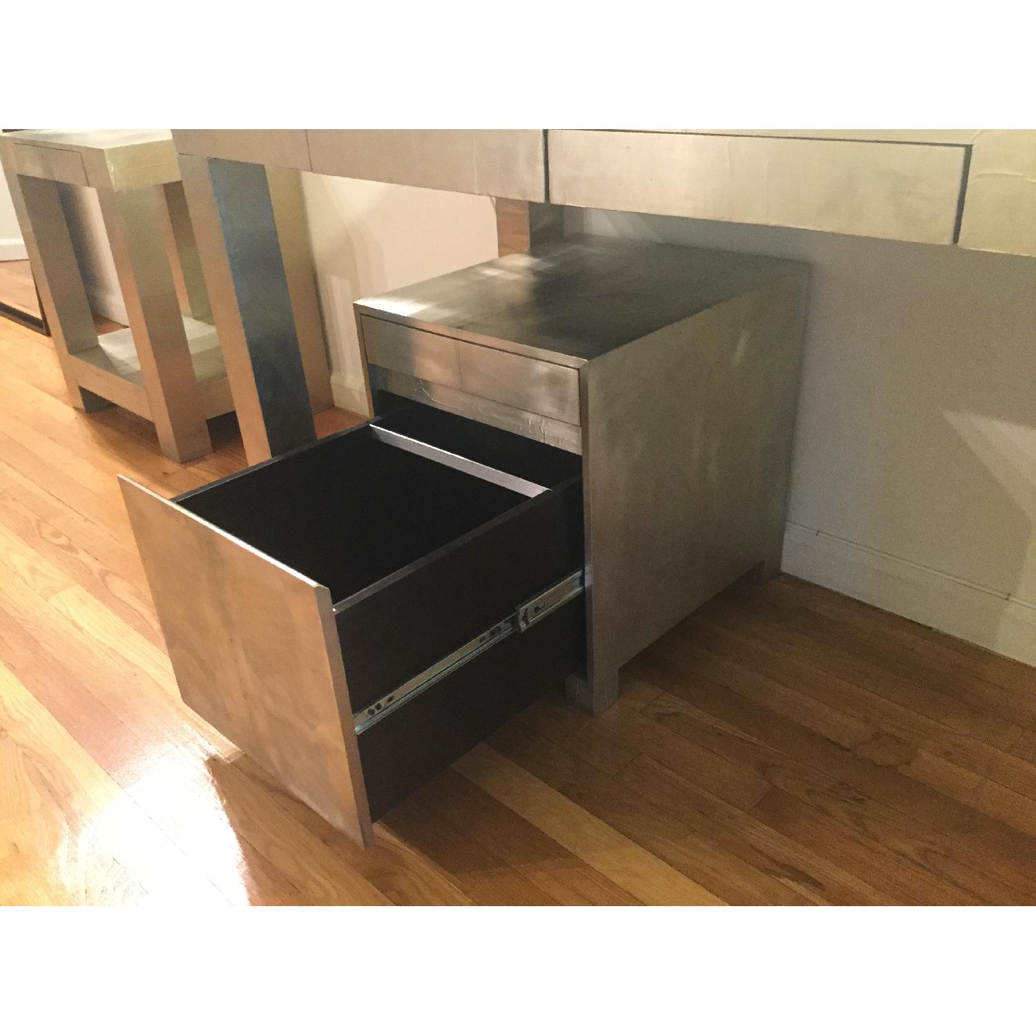 West Elm Parsons Metal Wrapped Desk - image-25