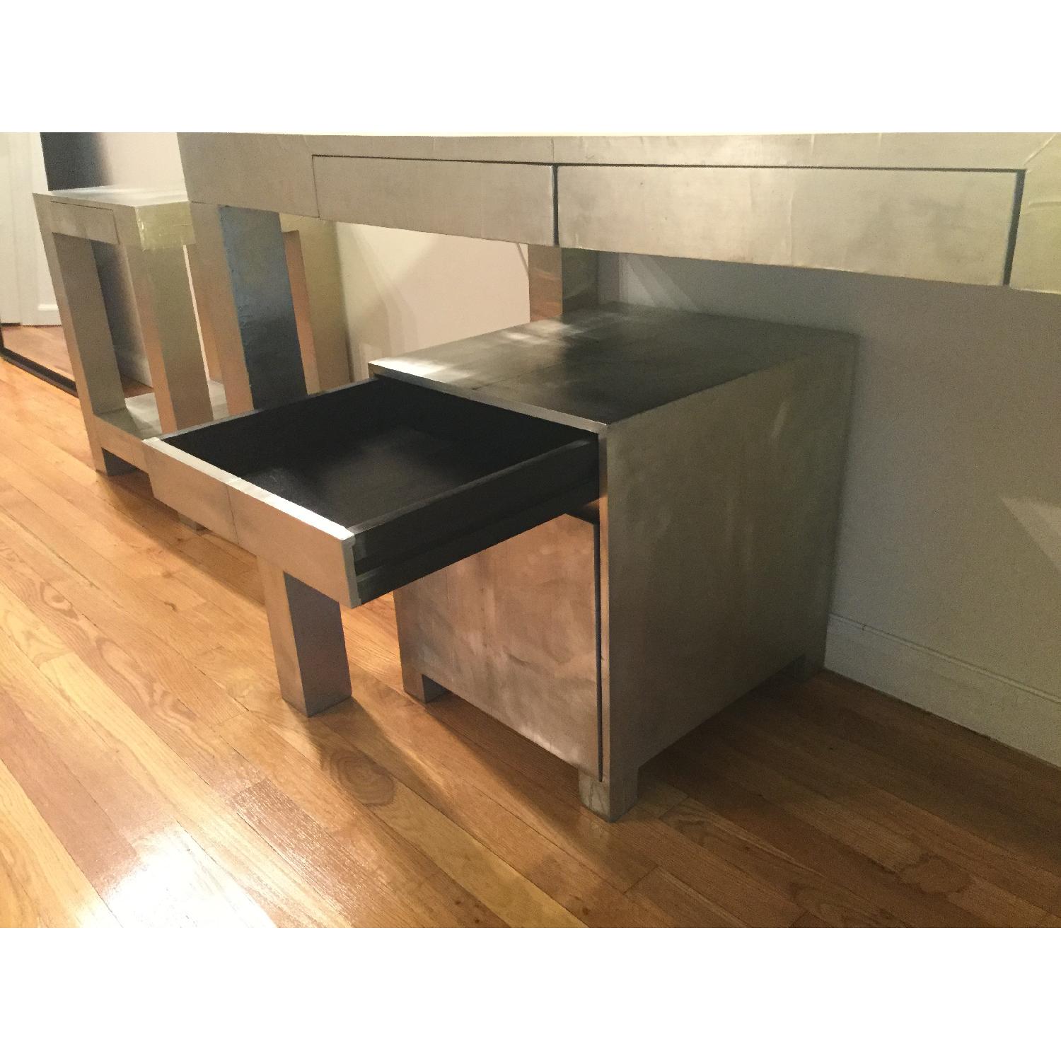 West Elm Parsons Metal Wrapped Desk - image-29