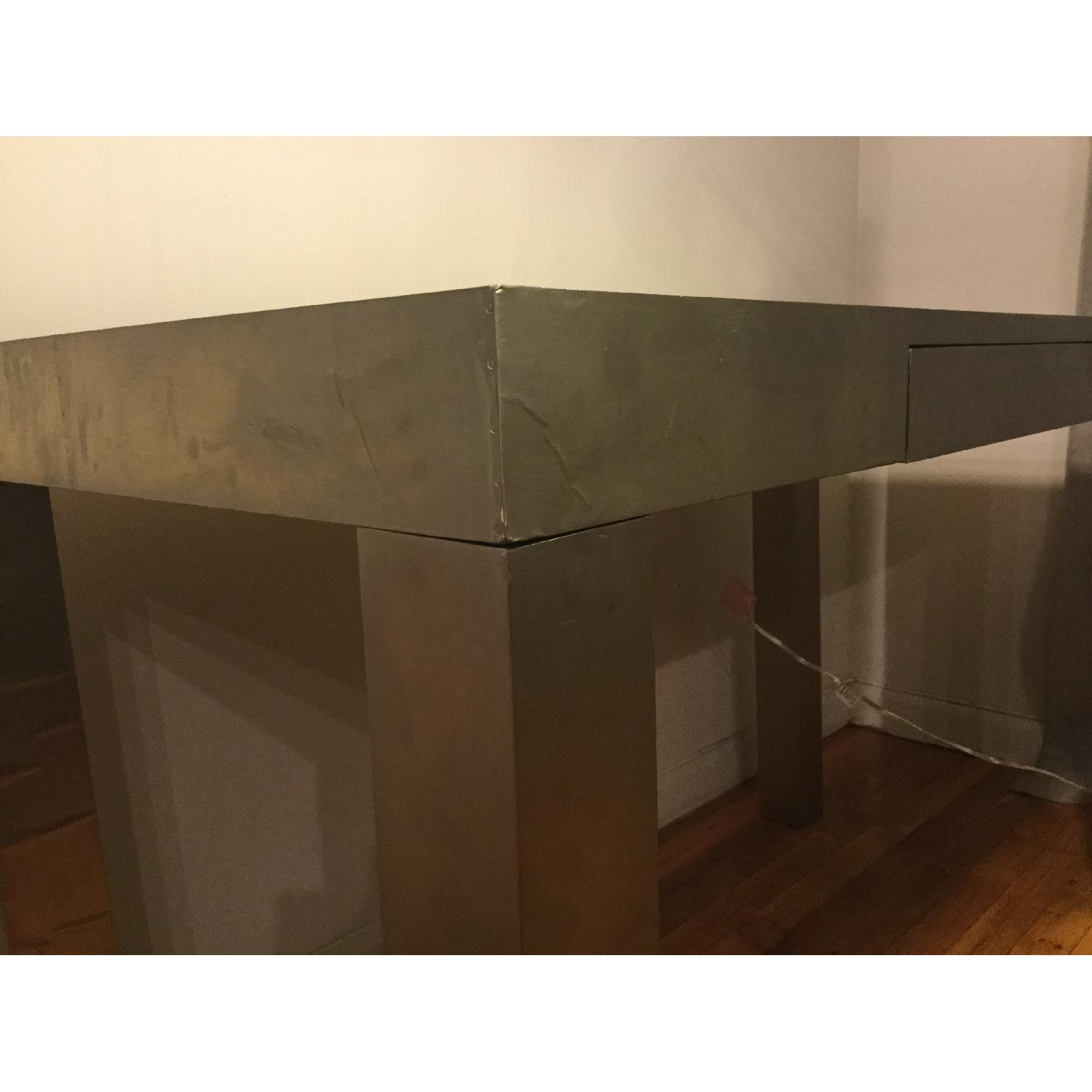 West Elm Parsons Metal Wrapped Desk - image-36