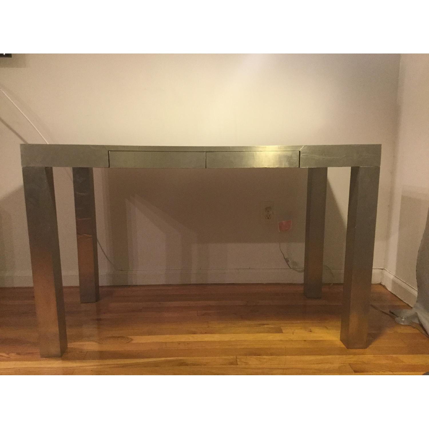 West Elm Parsons Metal Wrapped Desk - image-46