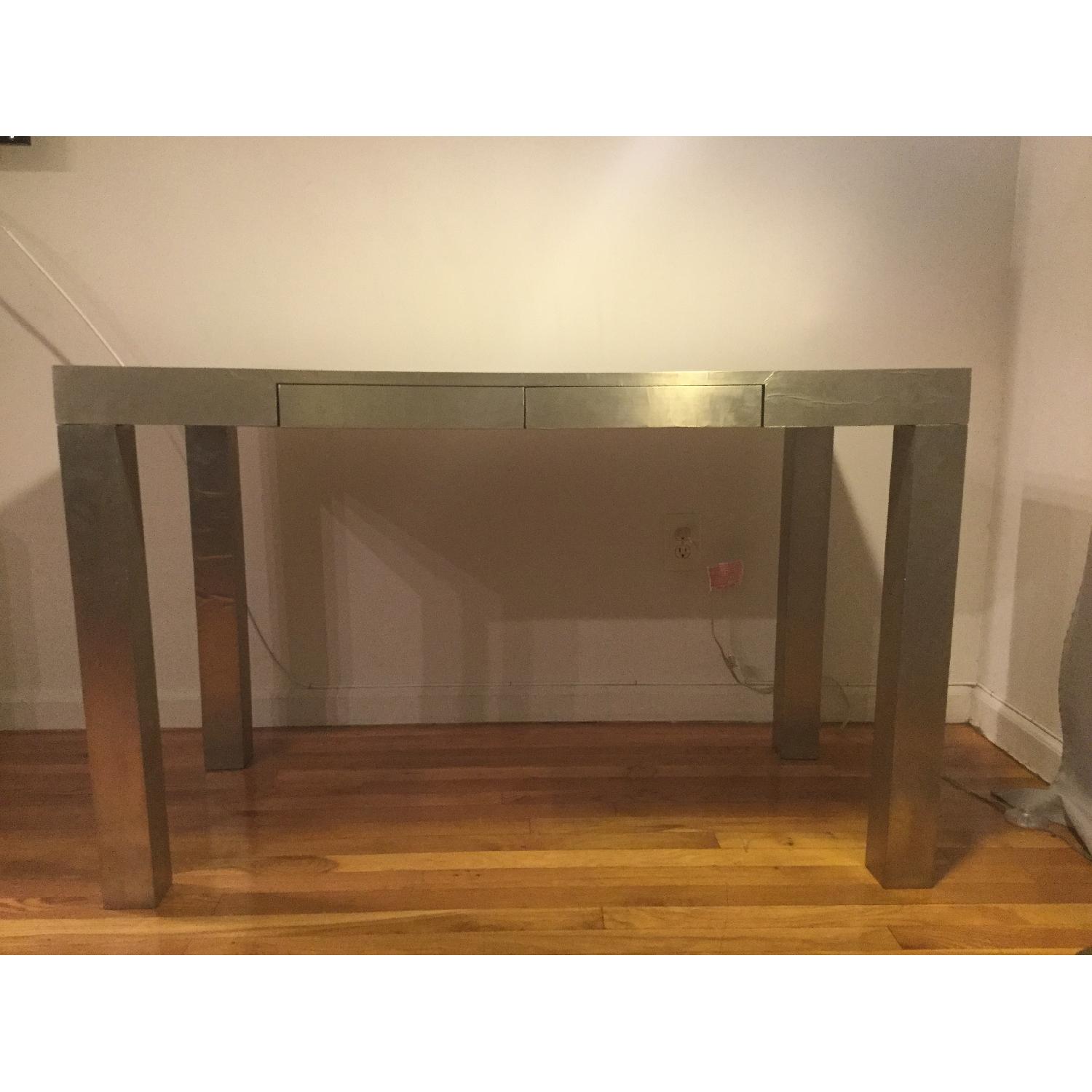 West Elm Parsons Metal Wrapped Desk - image-48