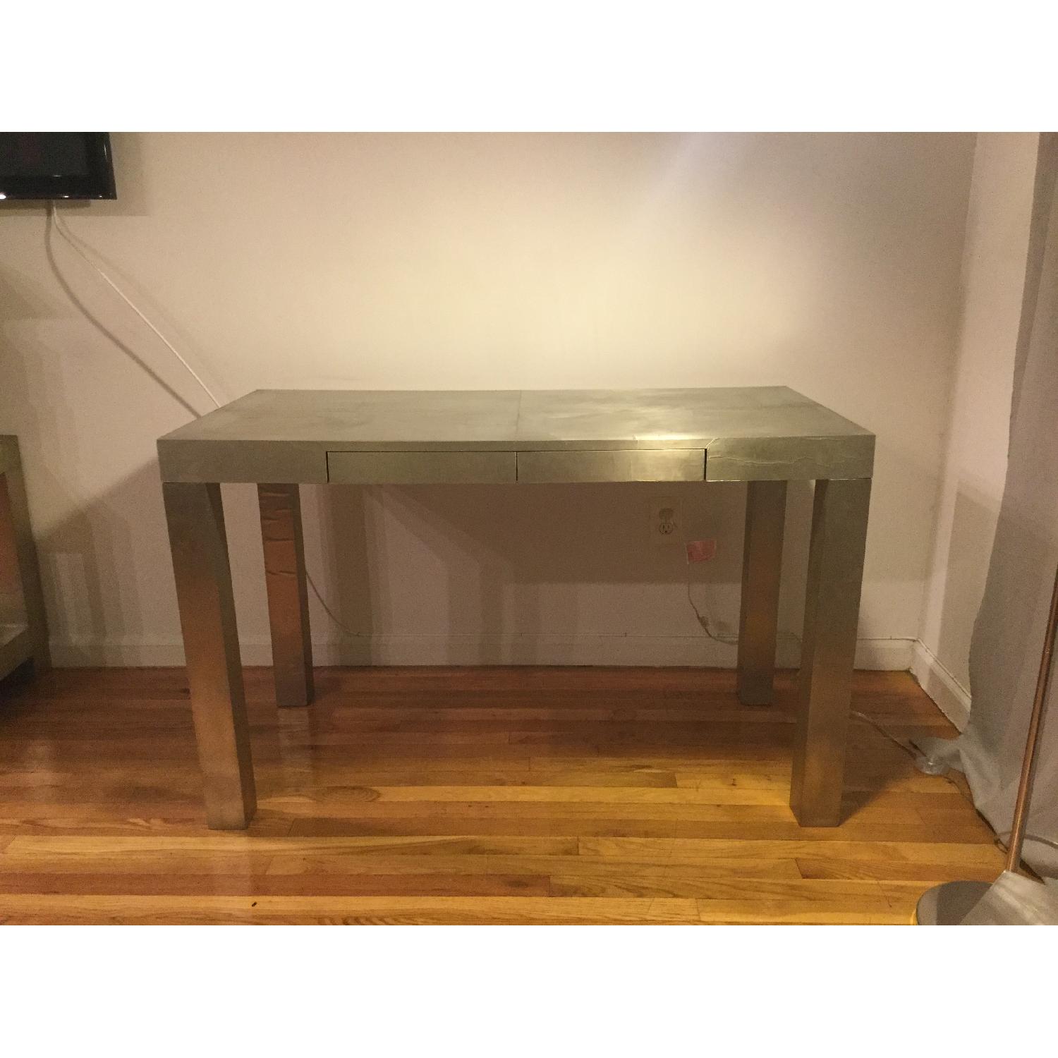 West Elm Parsons Metal Wrapped Desk - image-49