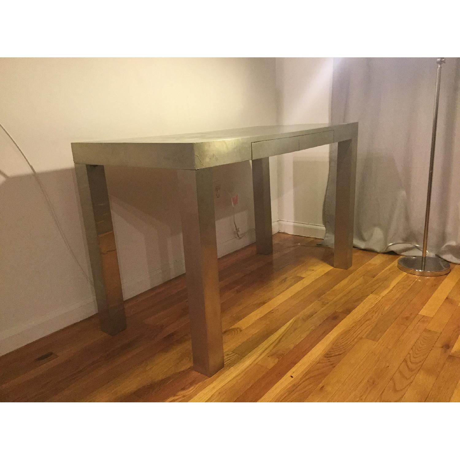 West Elm Parsons Metal Wrapped Desk - image-52