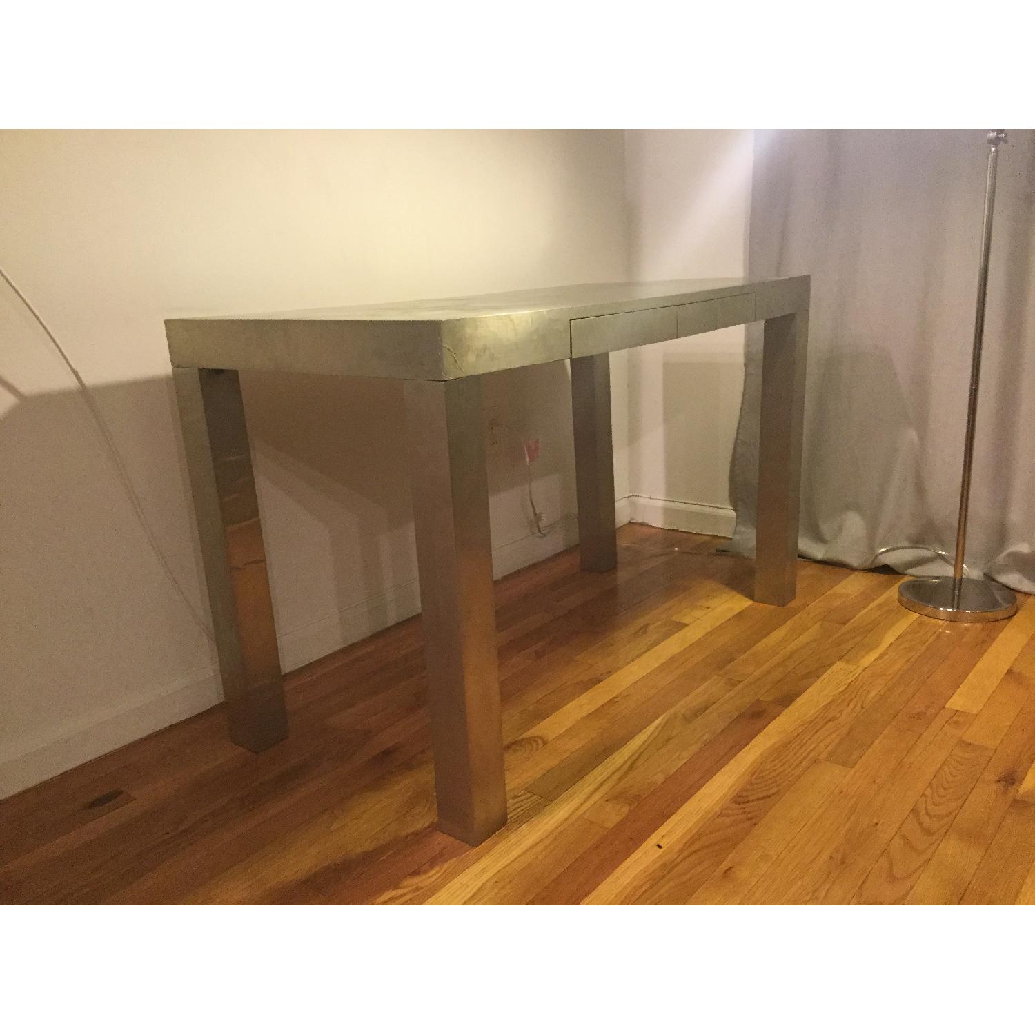 West Elm Parsons Metal Wrapped Desk - image-55