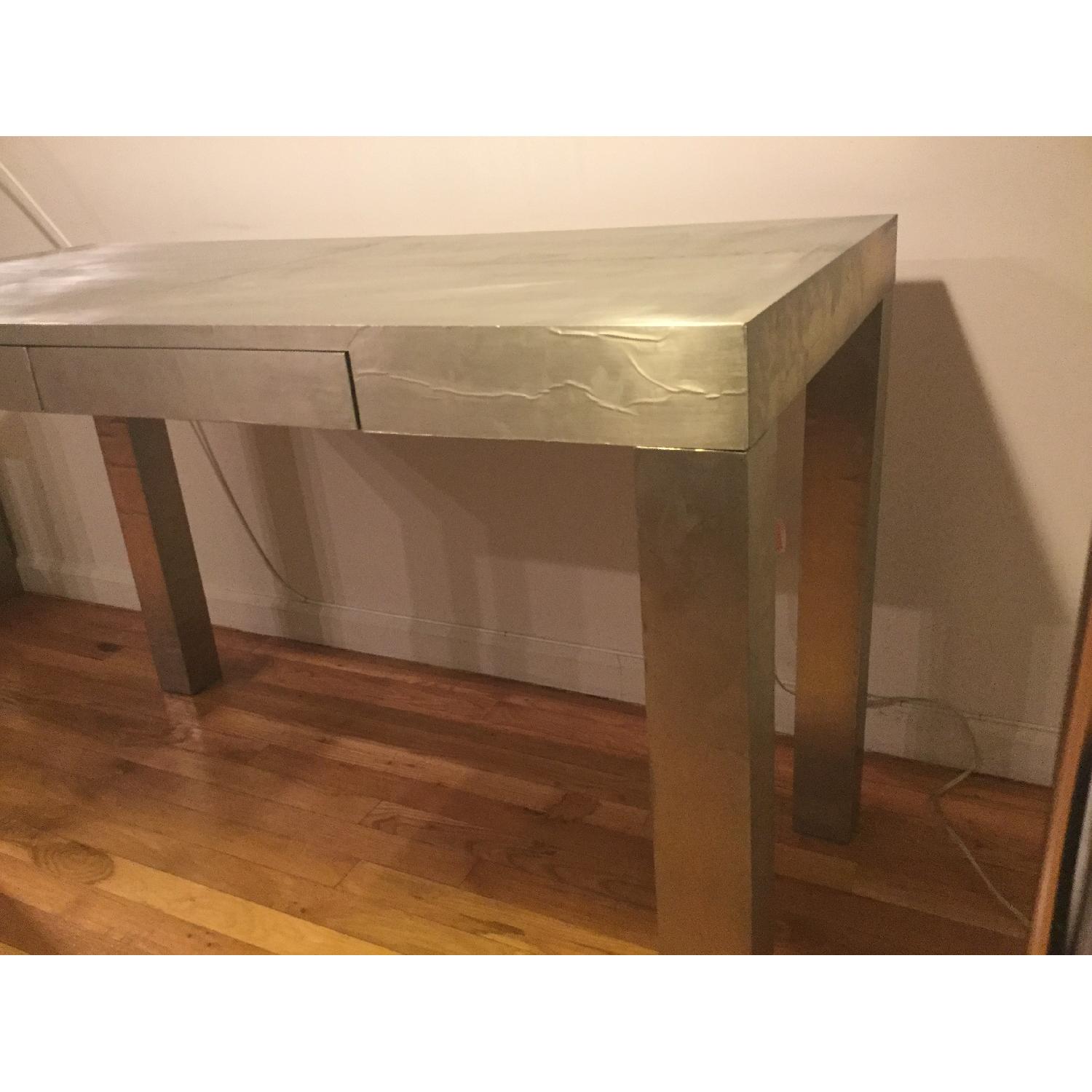 West Elm Parsons Metal Wrapped Desk - image-56