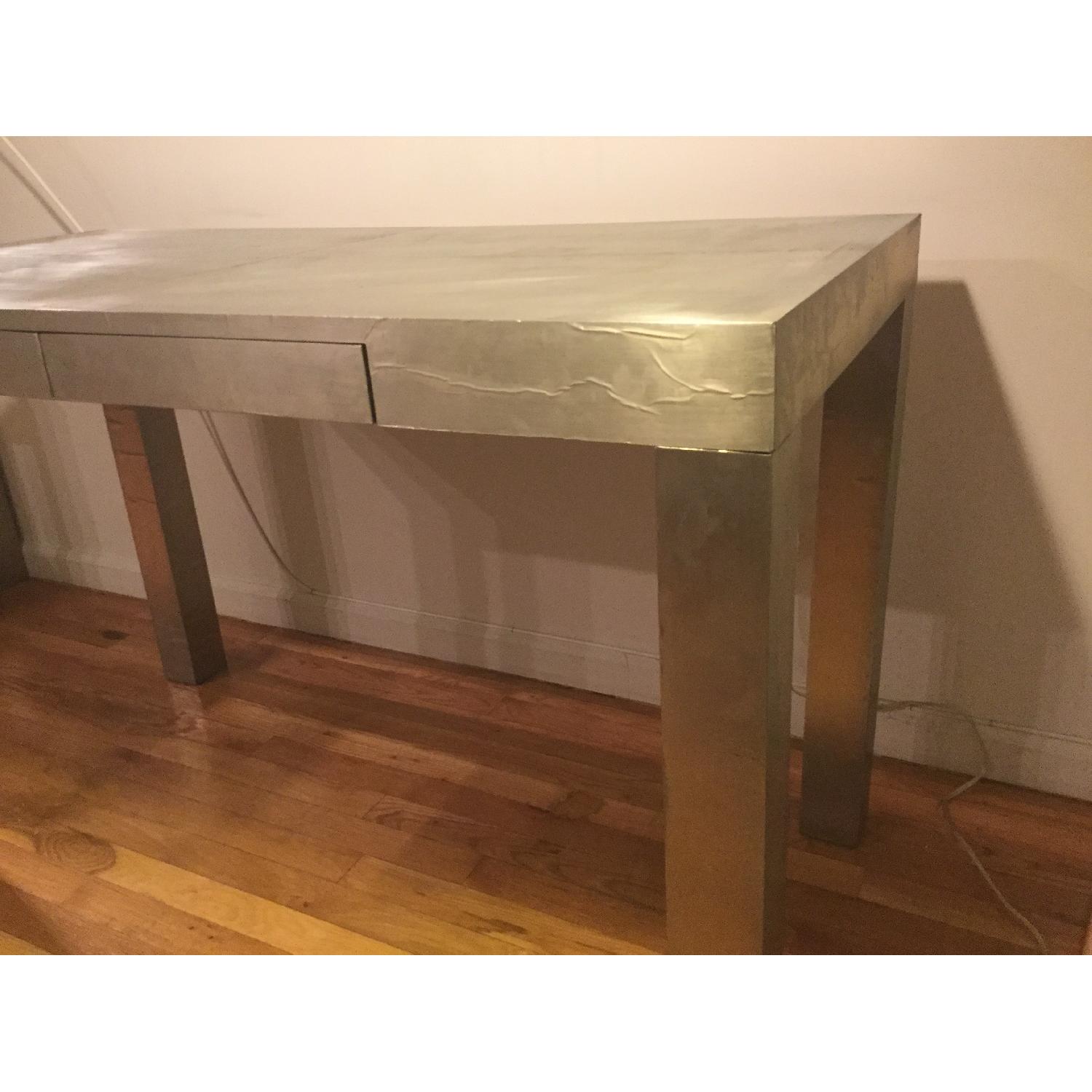 West Elm Parsons Metal Wrapped Desk - image-57