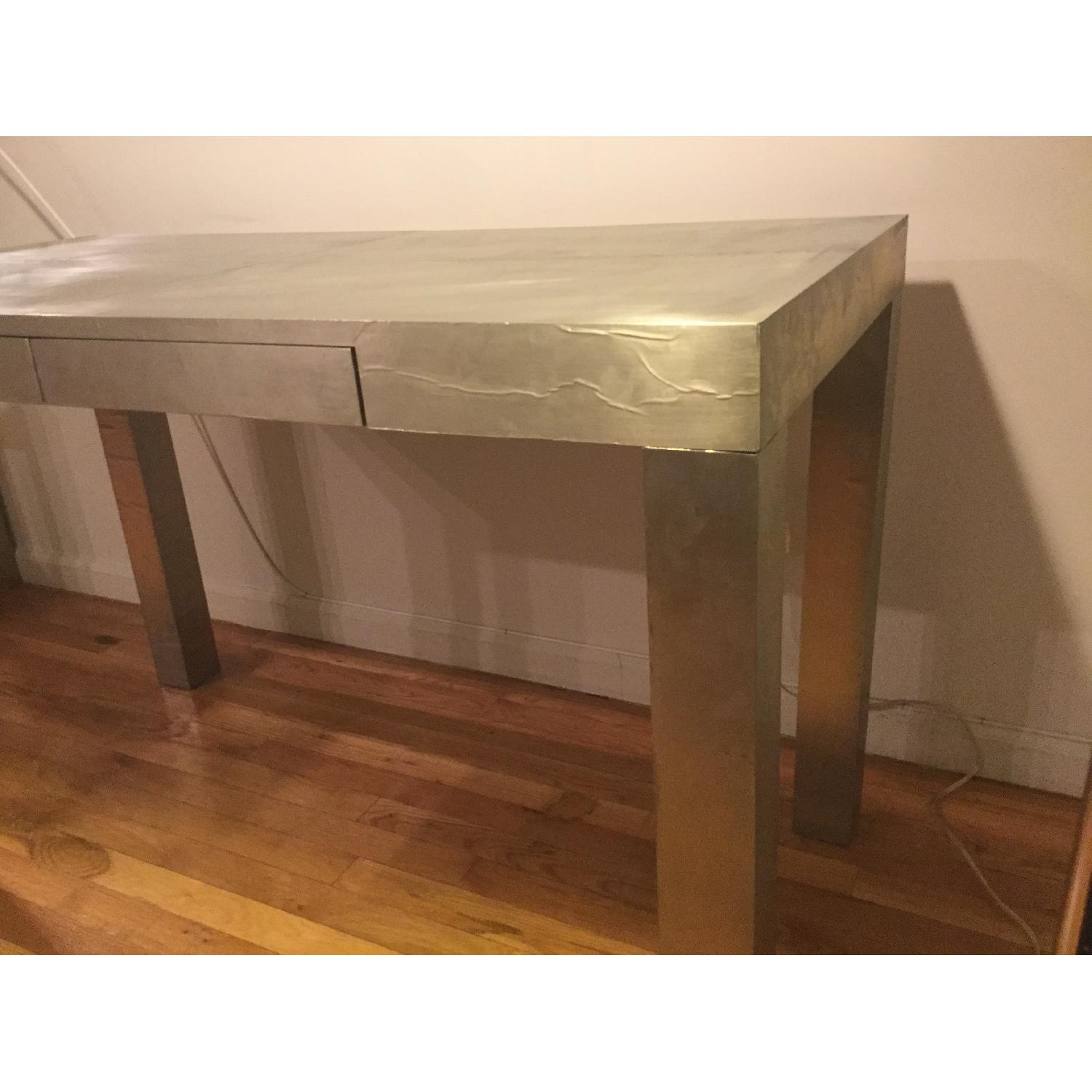 West Elm Parsons Metal Wrapped Desk - image-58