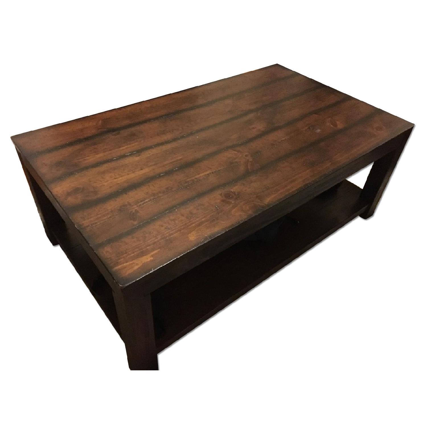 Ashley's Dark Wood Coffee Table - image-0
