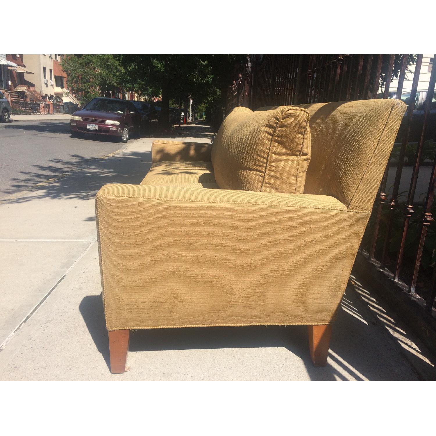 Mid-Century Mustard Yellow Sofa - image-5