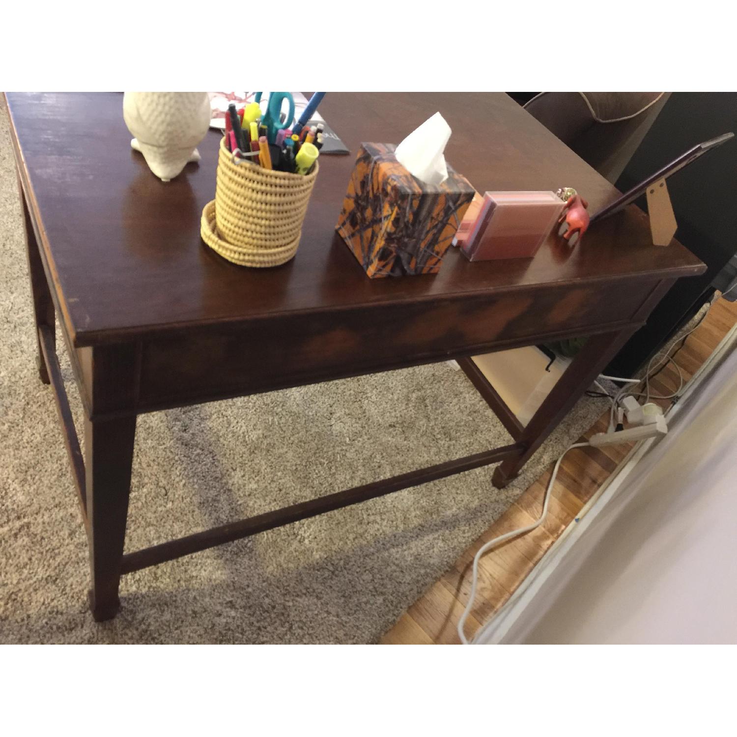 Brown Wood Desk - image-4