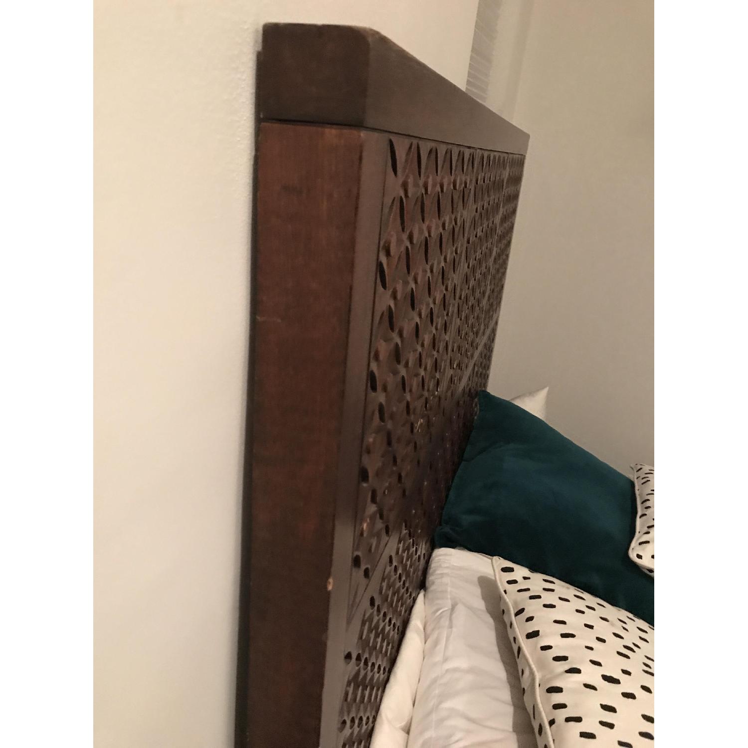 West Elm Cafe Carved Full Size Headboard - image-2