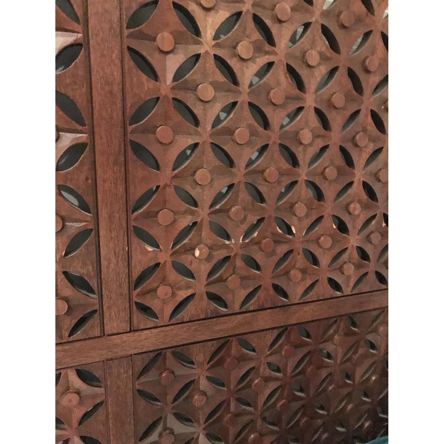 West Elm Cafe Carved Full Size Headboard - image-4