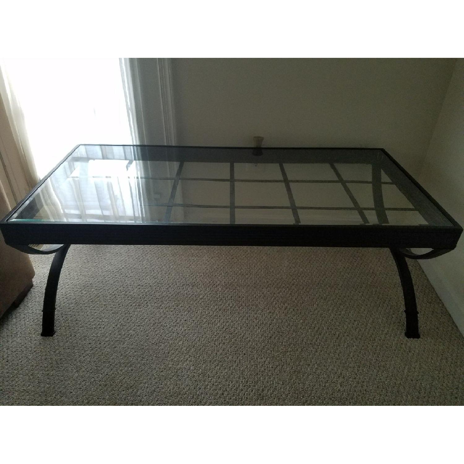 Glass Coffee Table + 2 End Tables - image-2