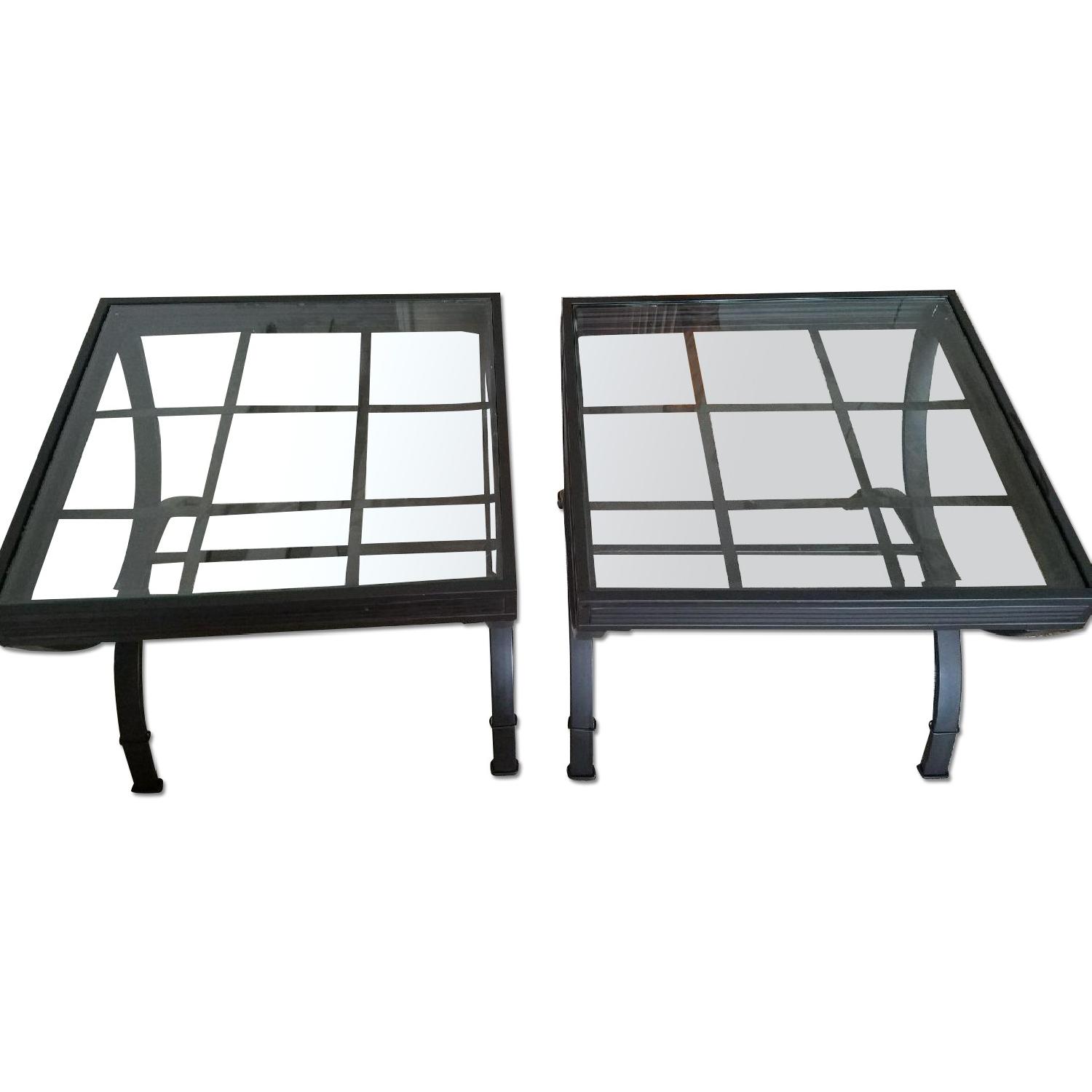 Glass Coffee Table + 2 End Tables - image-10