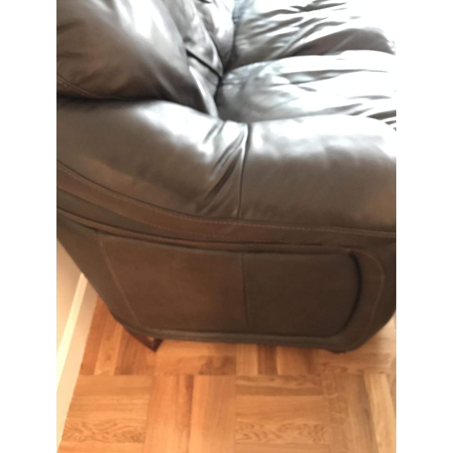 Bob's Brown Leather Sofa - image-4