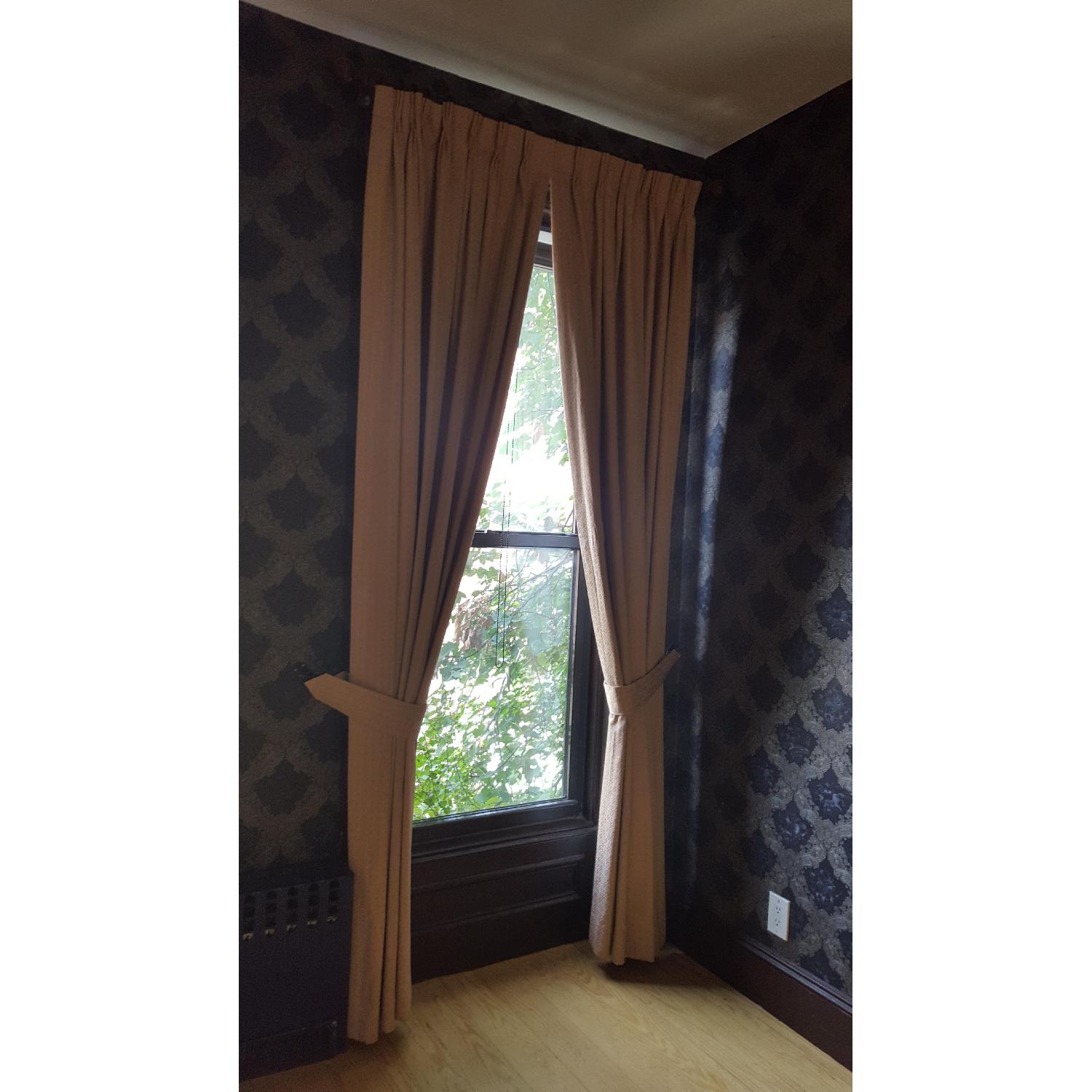 Pleated Lined Drapes - image-3