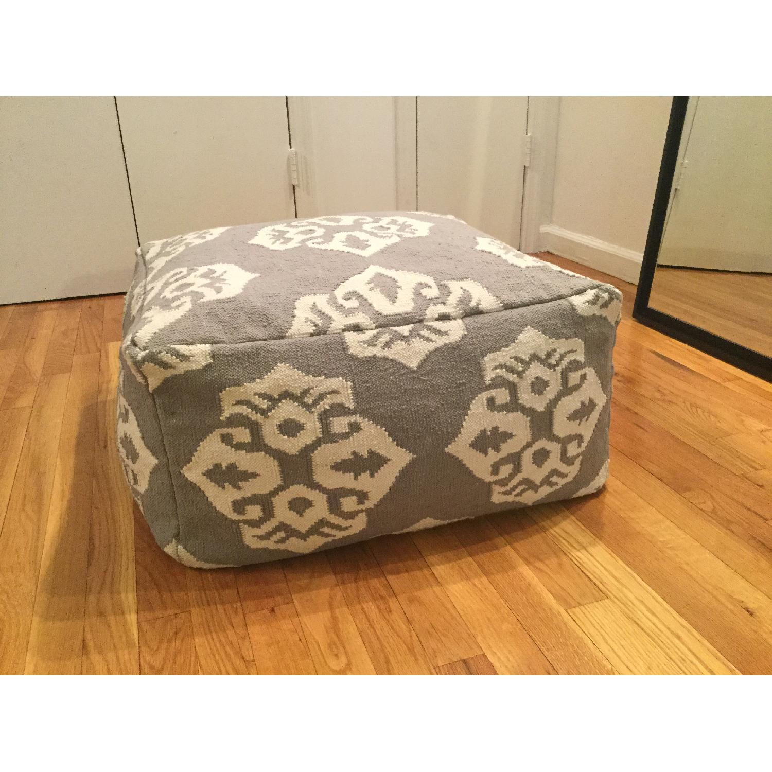 West Elm Andalusia Dhurrie Pouf - image-8