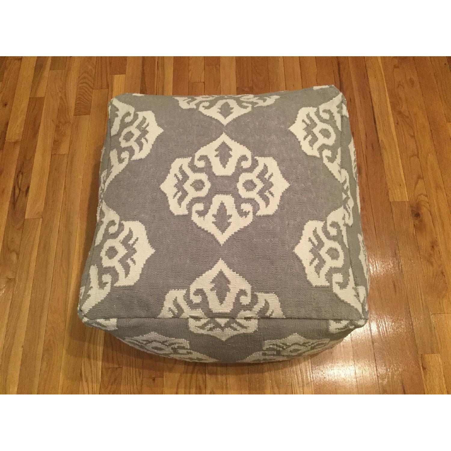 West Elm Andalusia Dhurrie Pouf - image-10