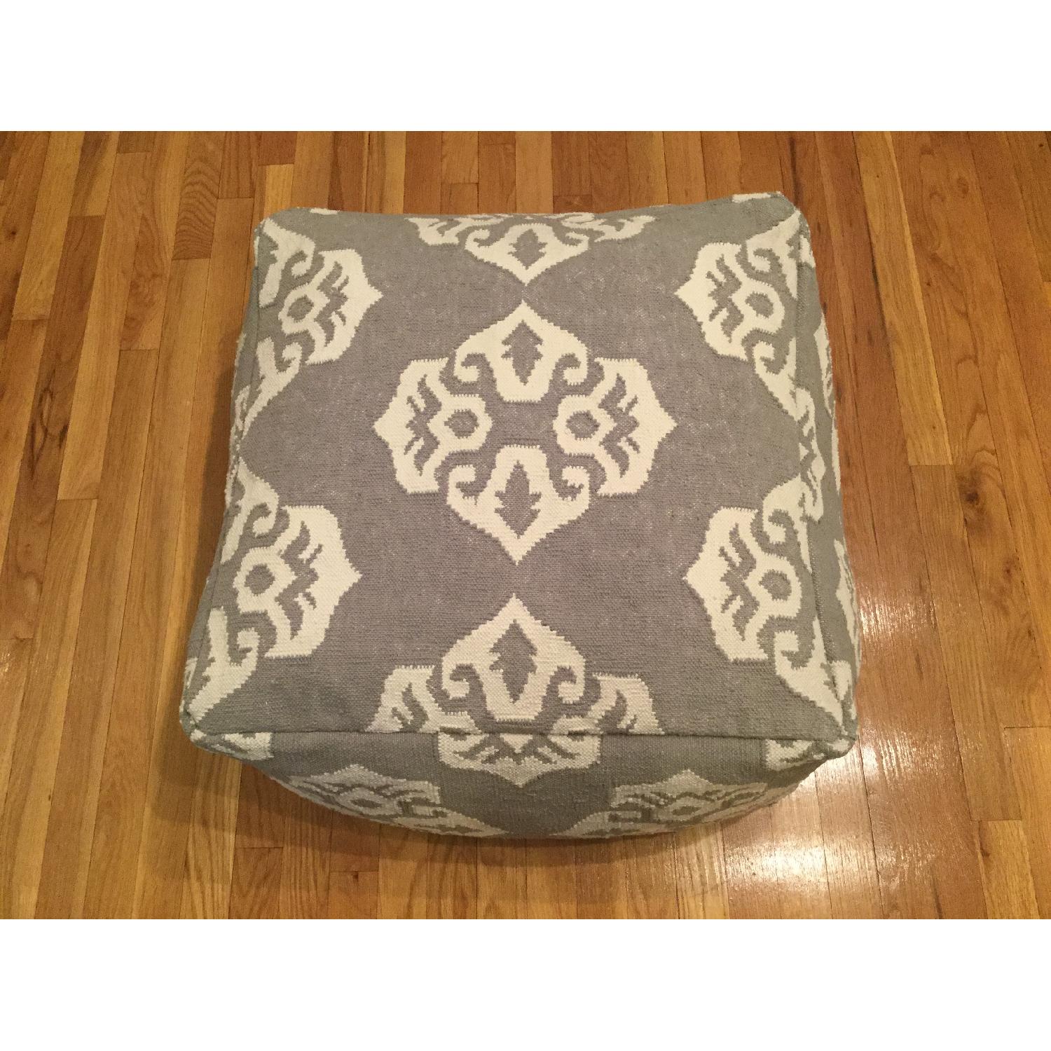 West Elm Andalusia Dhurrie Pouf - image-11