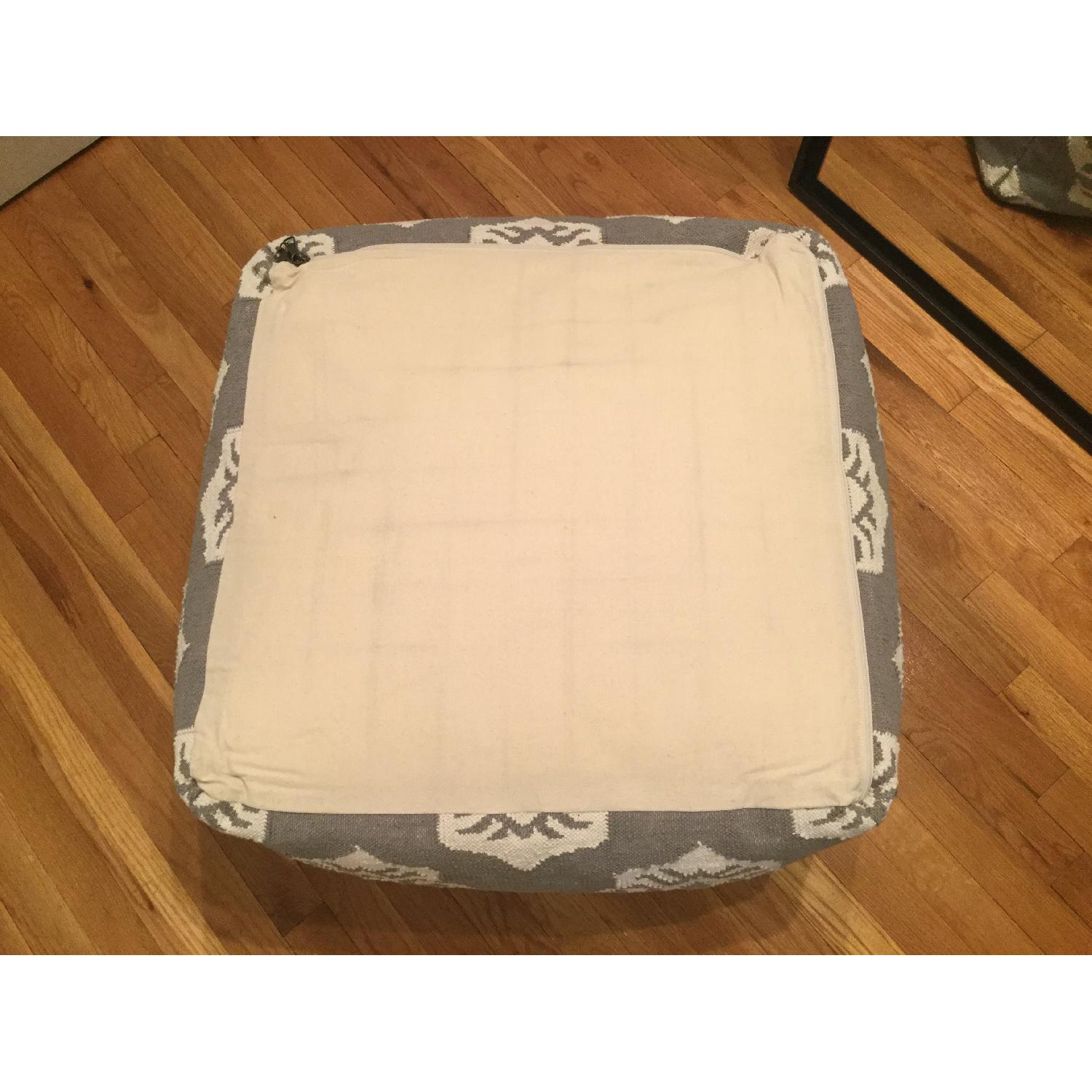 West Elm Andalusia Dhurrie Pouf - image-12