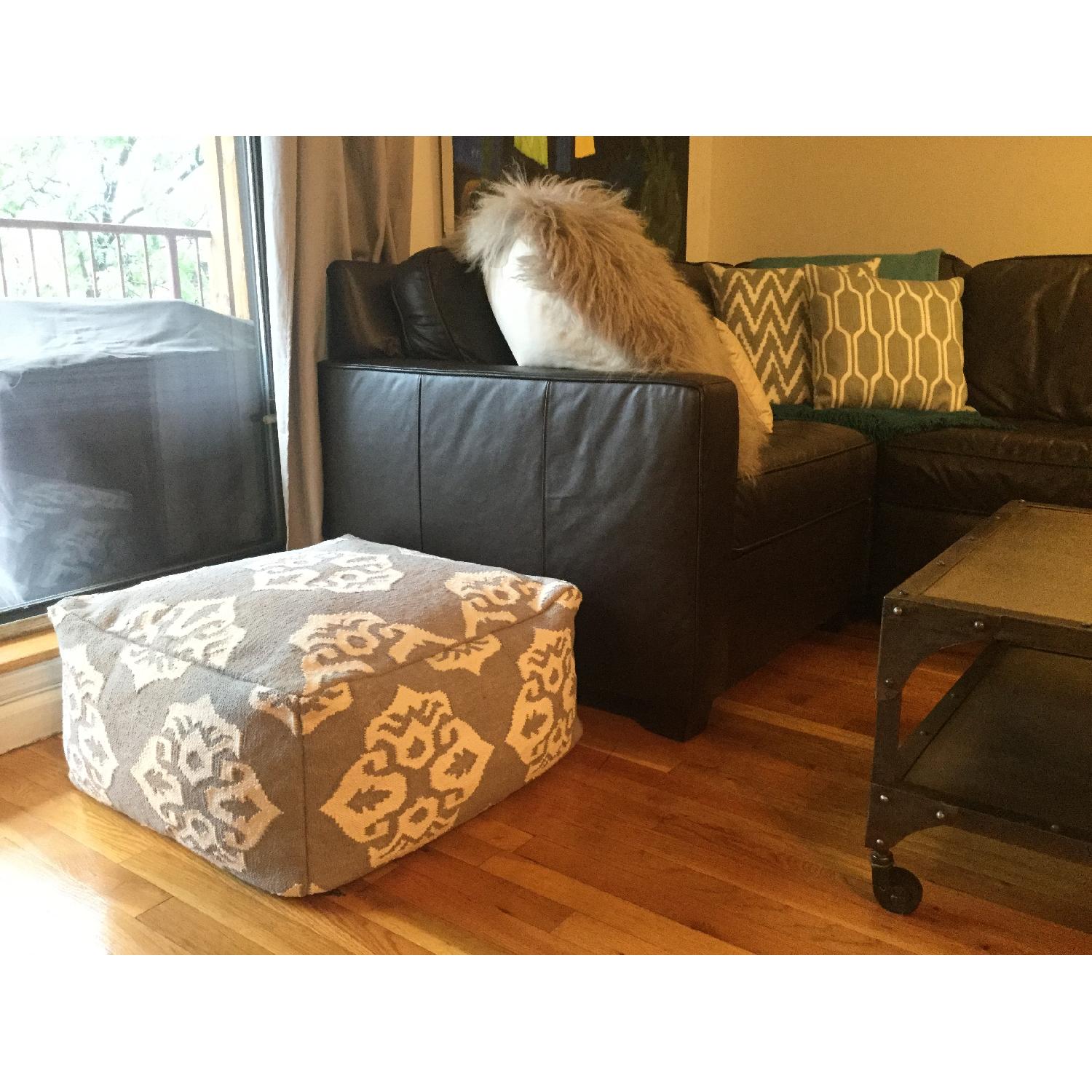 West Elm Andalusia Dhurrie Pouf - image-13