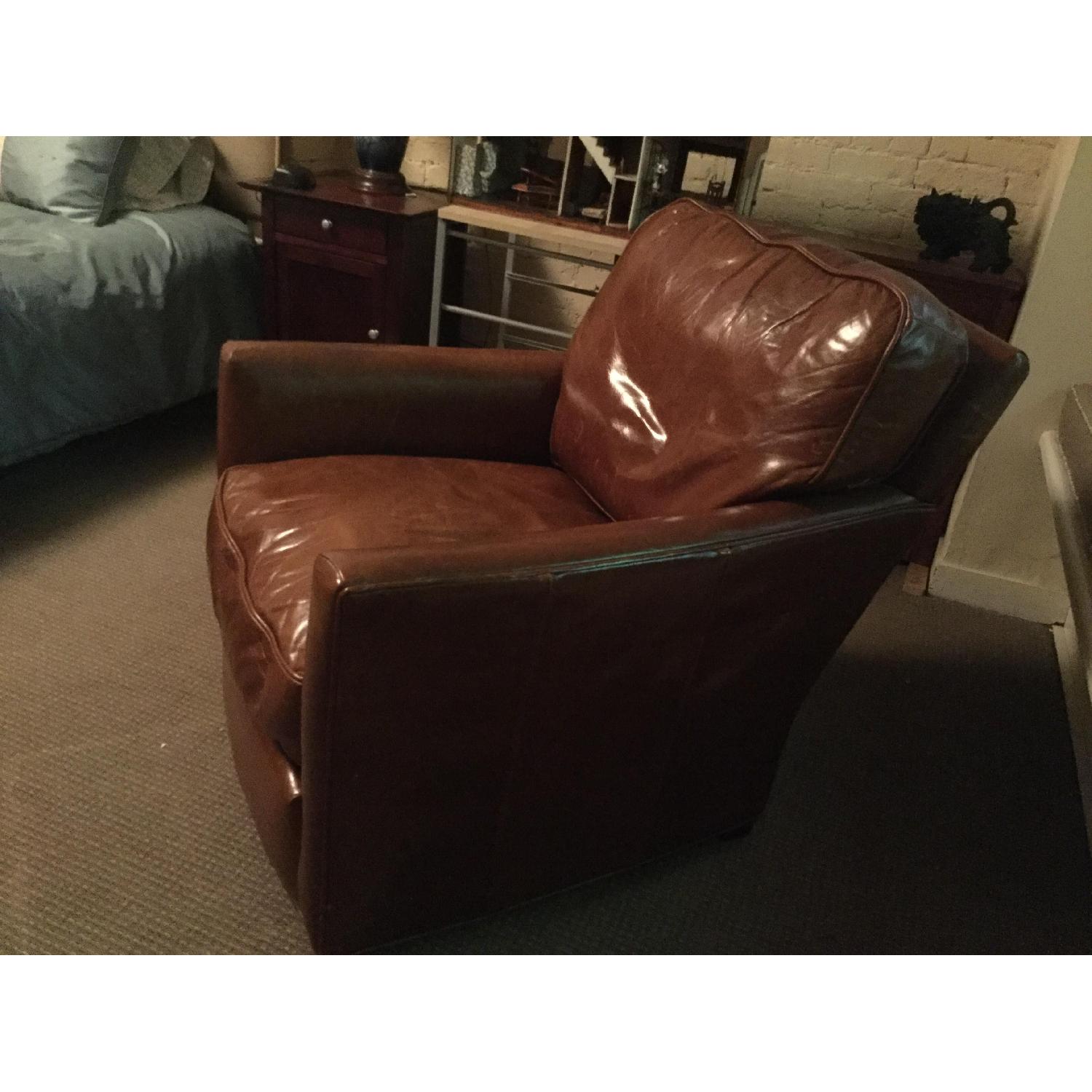 Safavieh Leather Reading Chair - image-1