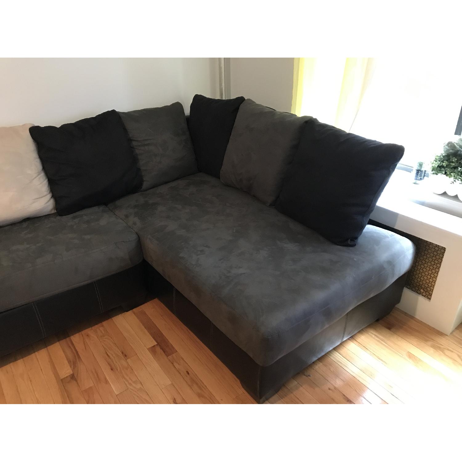 Ashley's Masoli Cobblestone Sectional w/ Left Facing Chaise - image-1