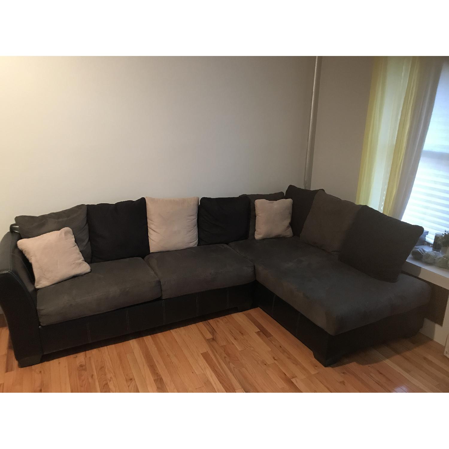 Ashley's Masoli Cobblestone Sectional w/ Left Facing Chaise - image-3