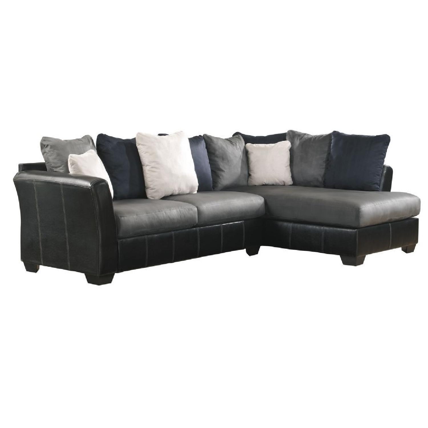 Ashley's Masoli Cobblestone Sectional w/ Left Facing Chaise - image-0