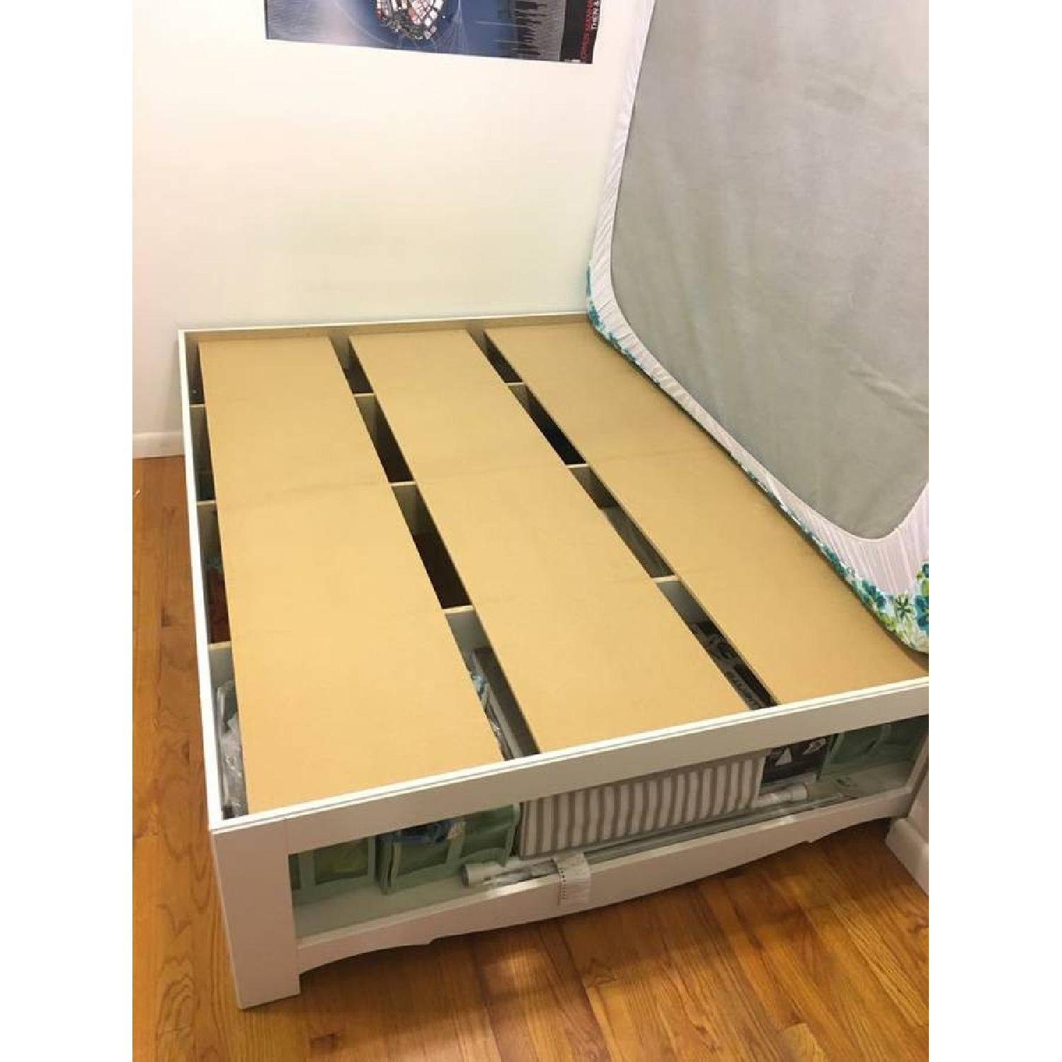 Nexera Full Size 2-Drawer Storage Bed in White - image-1